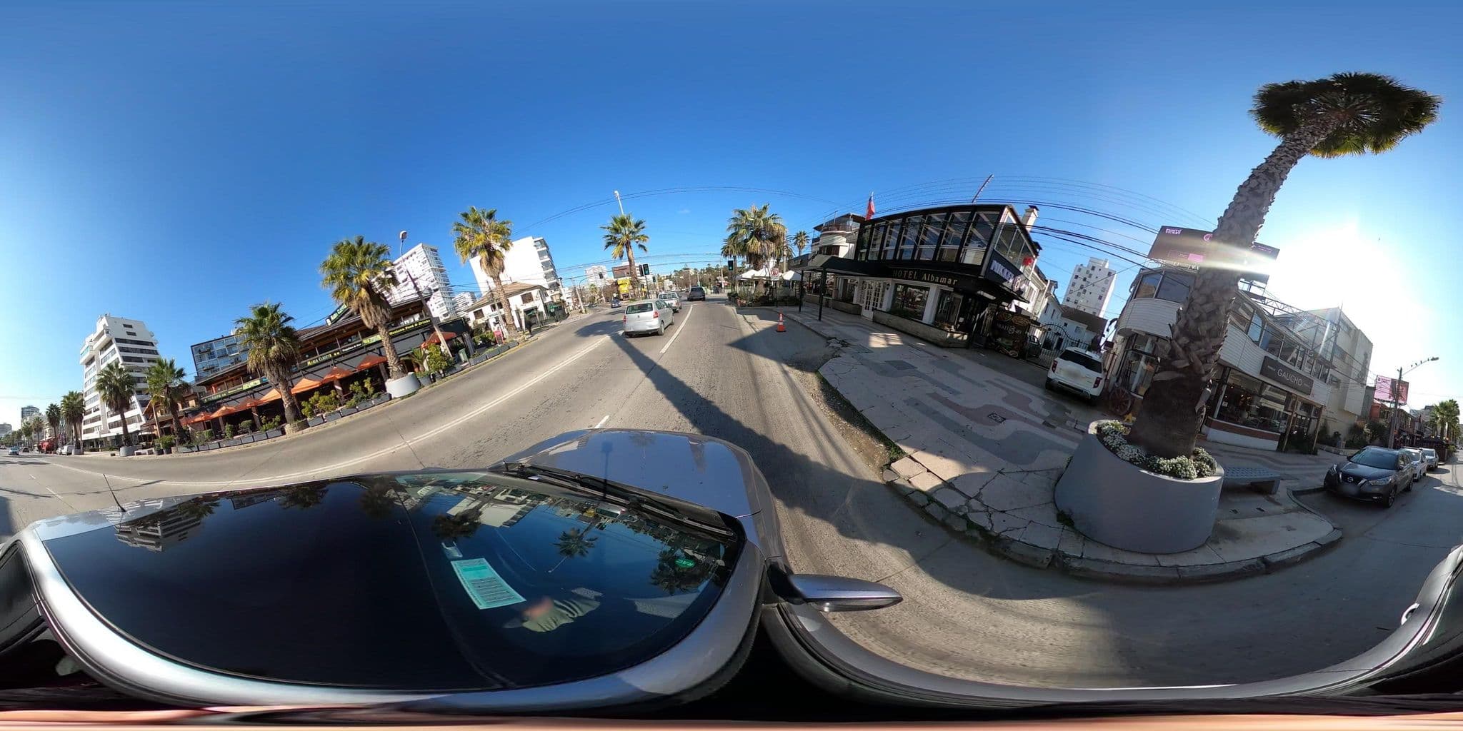 Street view near Albamar, Viña del Mar — © DNC (CC BY-SA · Mapillary)