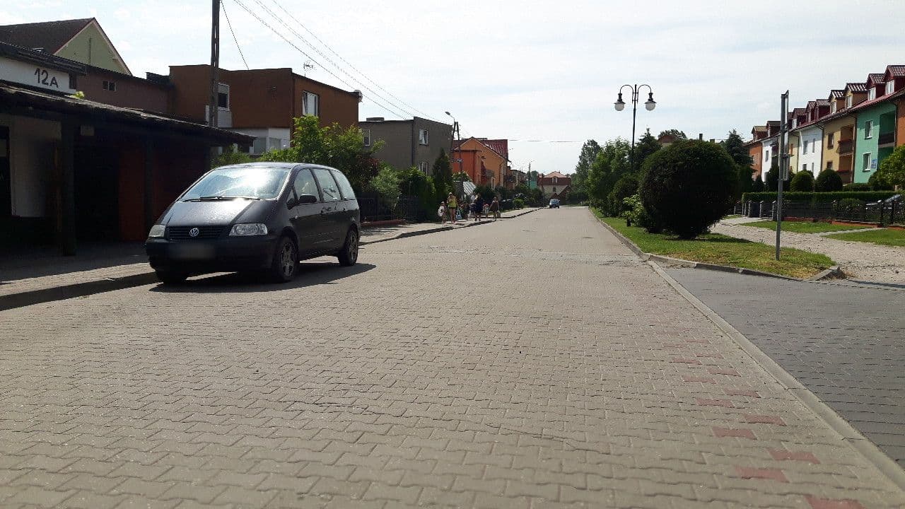 Street view near Villa Verona, Łeba