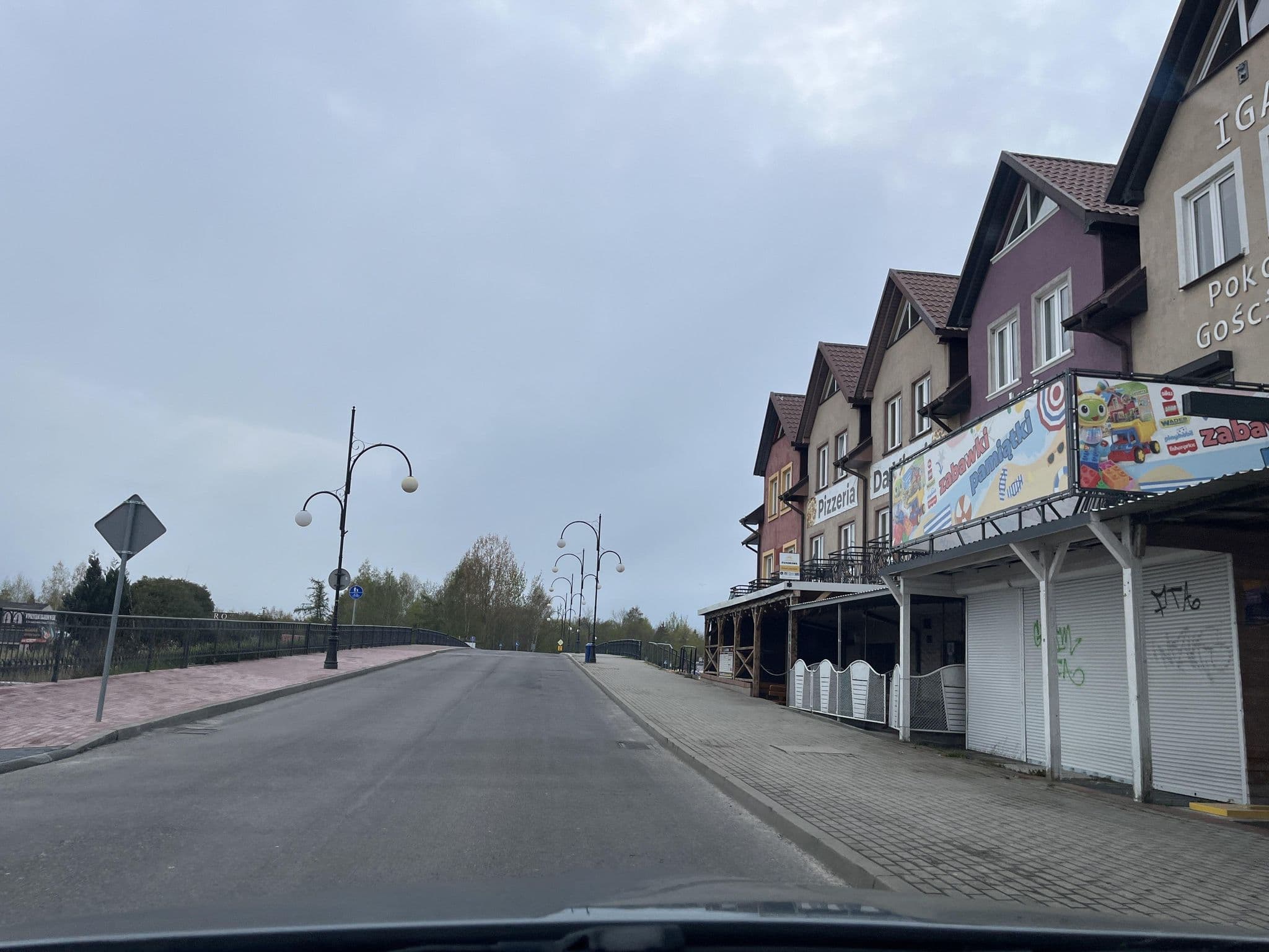 Street view near Panorama, Łeba