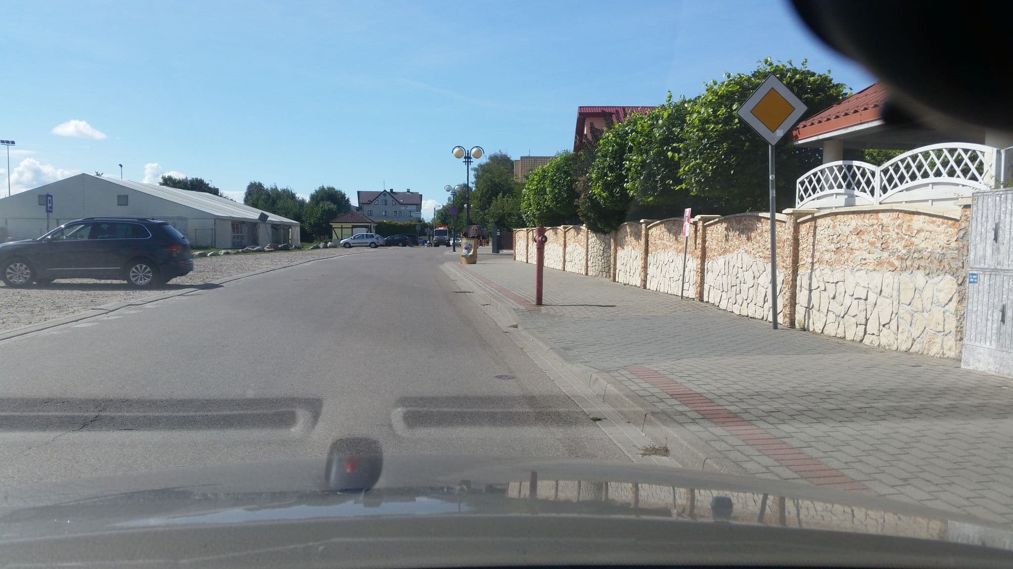 Street view near Villa Mare, Łeba