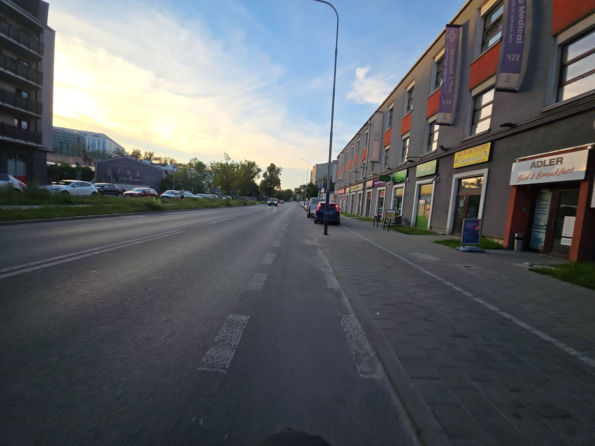 Street view near ADLER Bed&Breakfast, Łódź — © Rowerowa_Lodz (CC BY-SA · Mapillary)