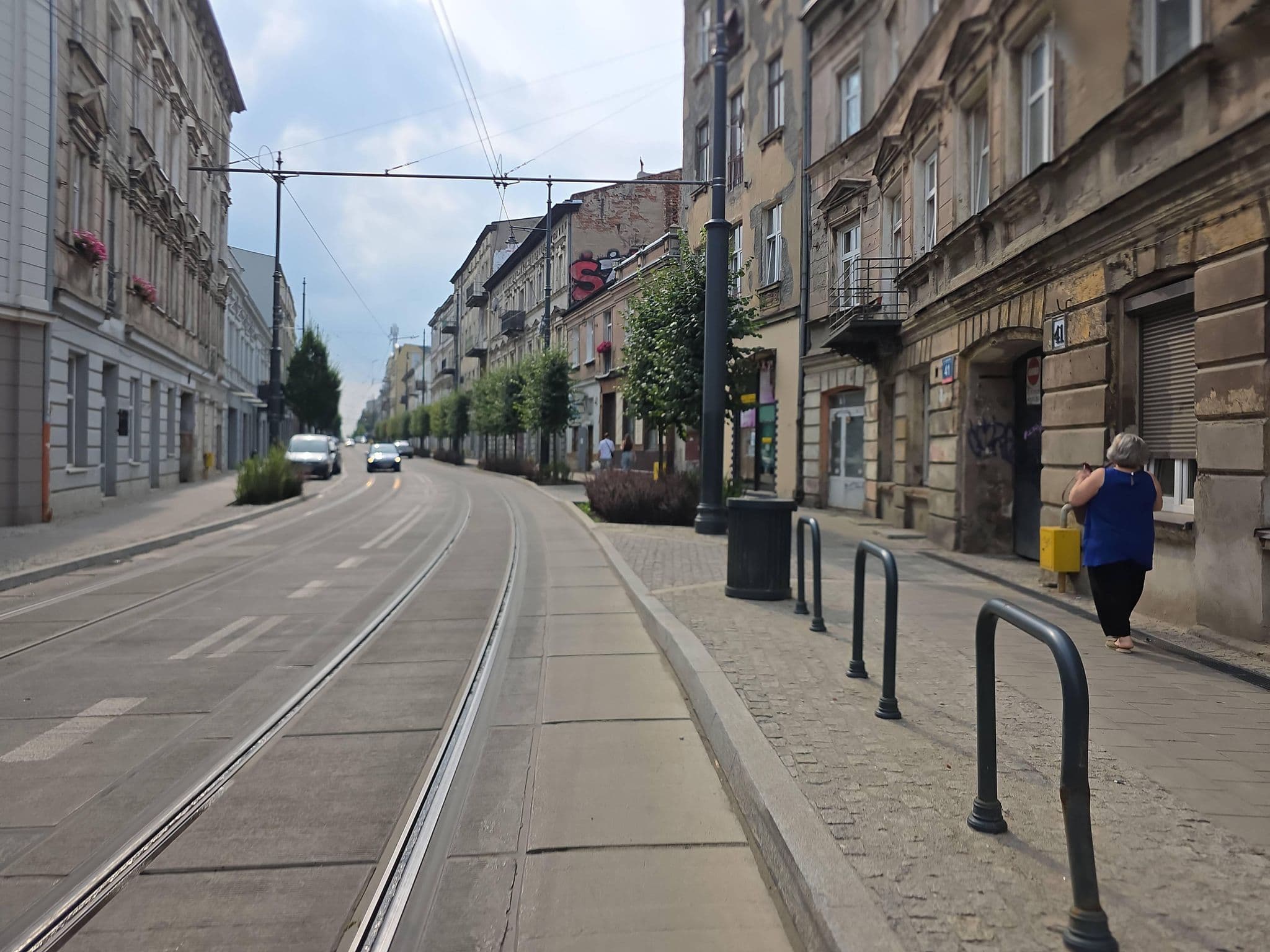 Street view near Hostel66 "Legionów 40", Łódź — © Rowerowa_Lodz (CC BY-SA · Mapillary)