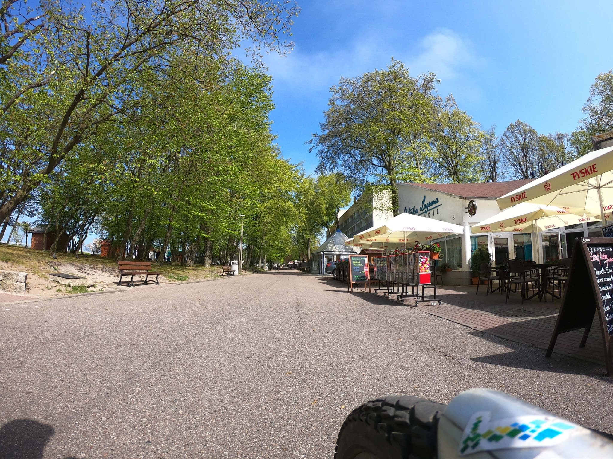 Street view near Cristal Ustka, Ustka