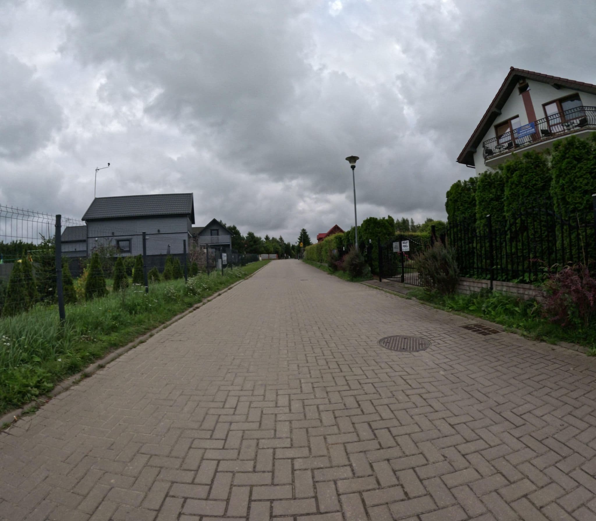 Street view near Villa Morska - pokoje 350m od morza, Ustronie Morskie