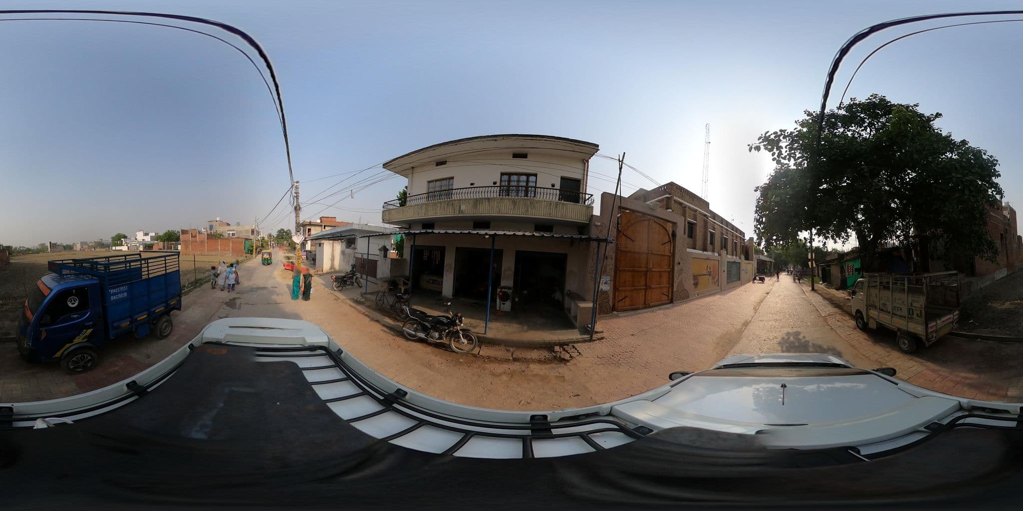 Street view near Om Vilas Benares - Luxury Hotel Resort in Varanasi, Varanasi