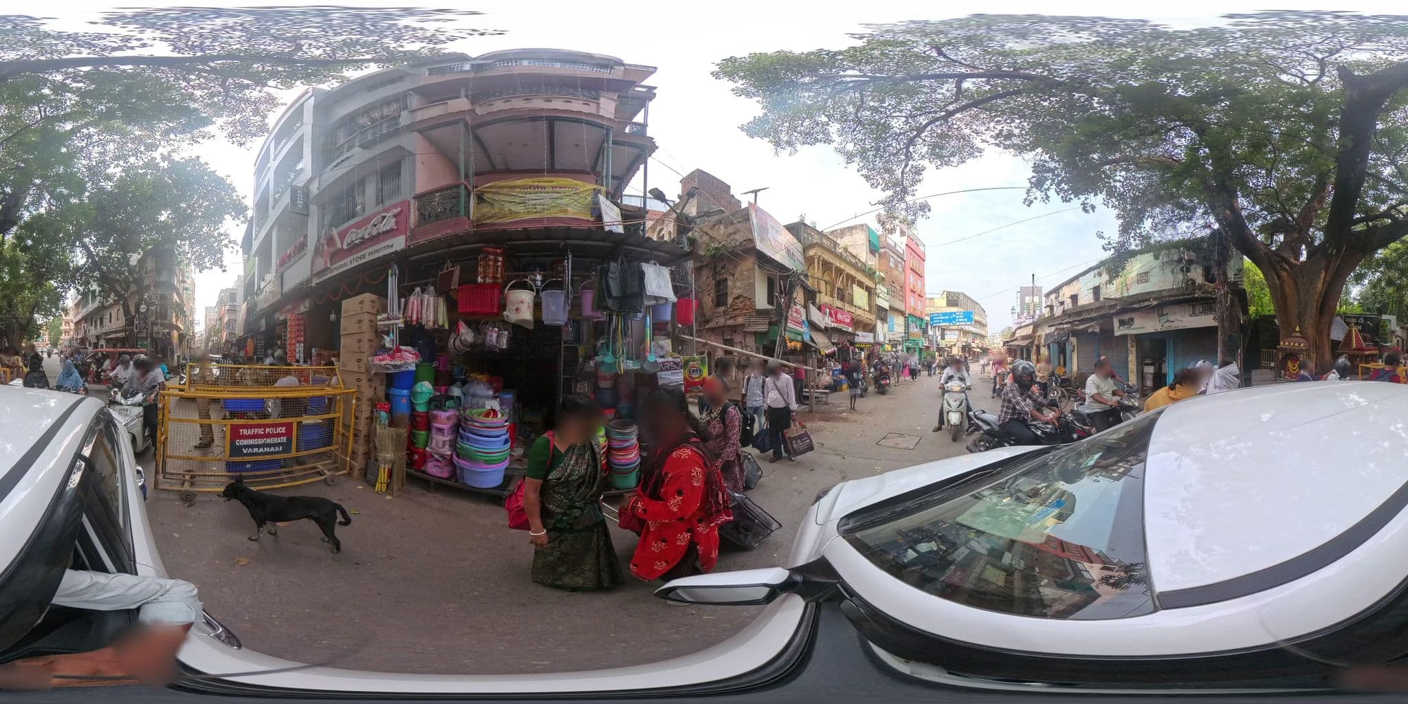Street view near VIAVARANASI a boutique hotel, Varanasi