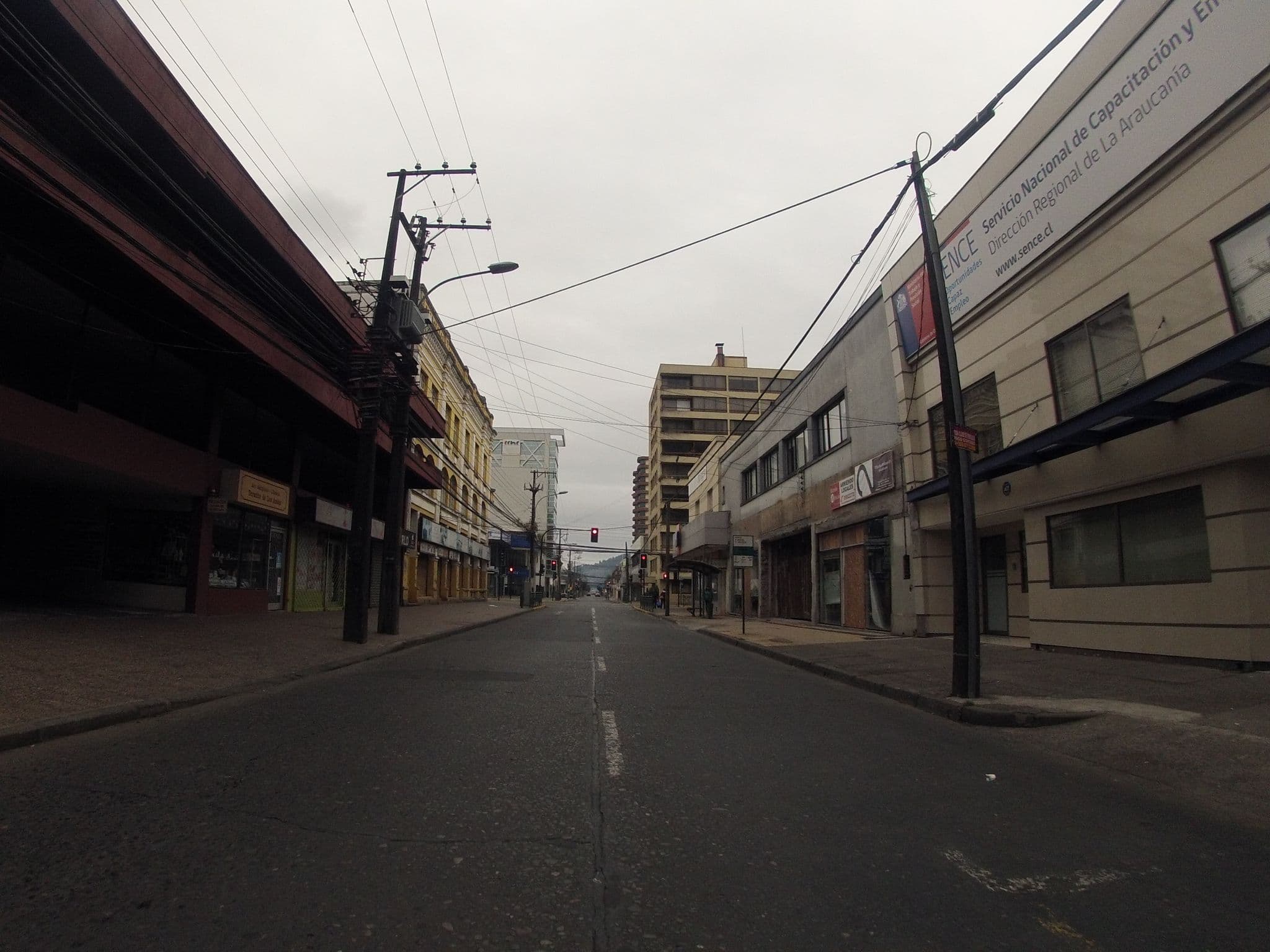 Street view near Hotel Don Eduardo, Temuco — © dalacost (CC BY-SA · Mapillary)
