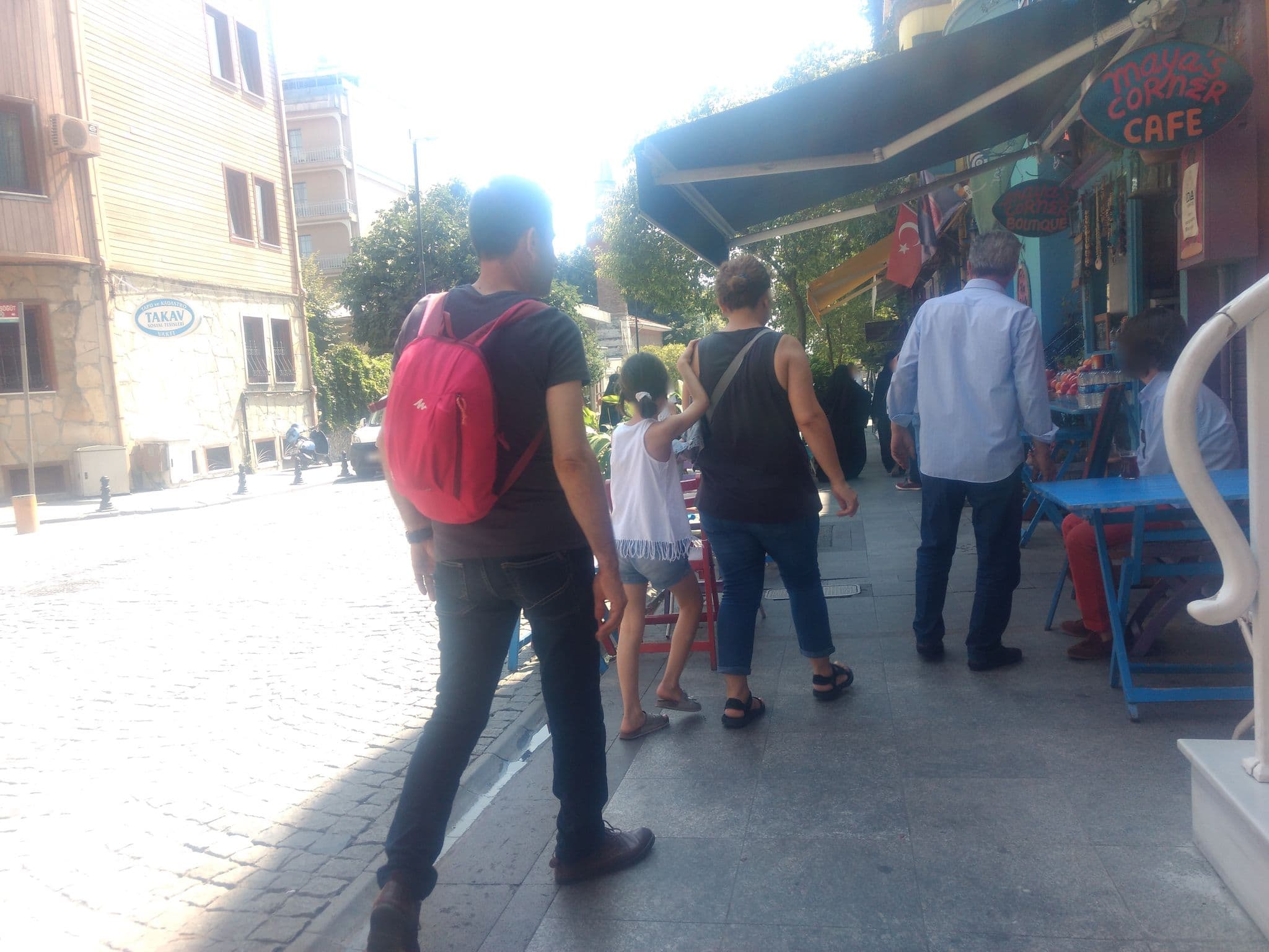 Street view near Kybele Hotel Restaurant, Sultanahmet
