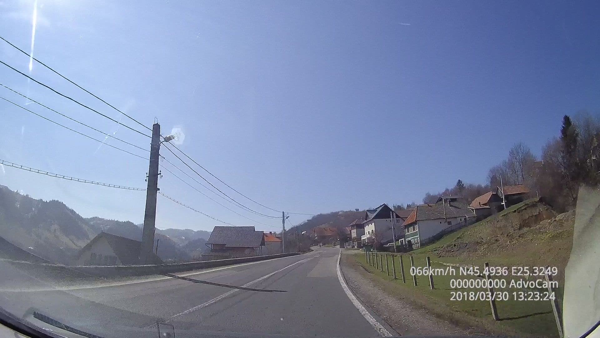 Street view near Casa Nicusor Moeciu, Moeciu de Jos