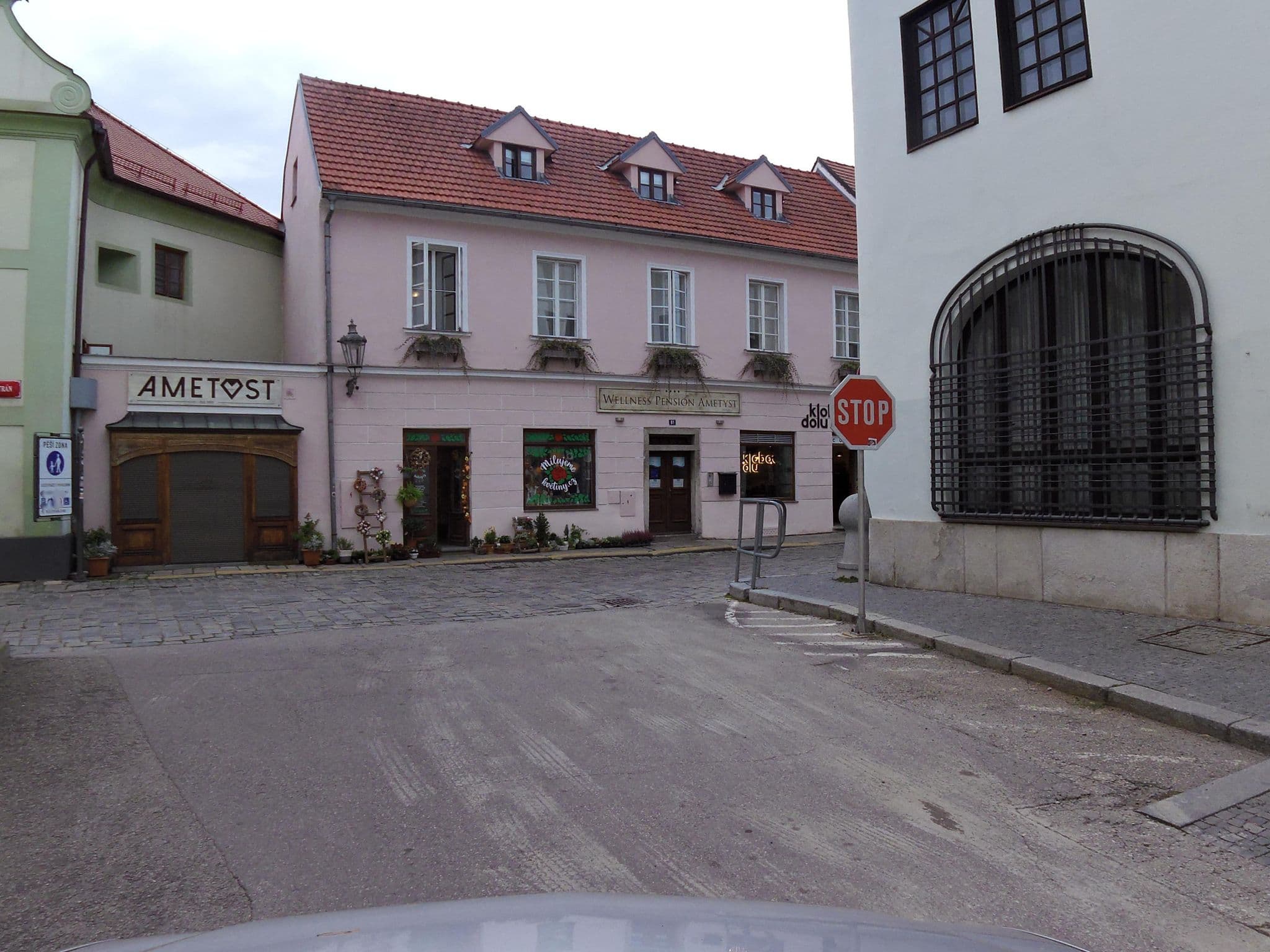 Street view near Bellevue Hotel Český Krumlov, Český Krumlov