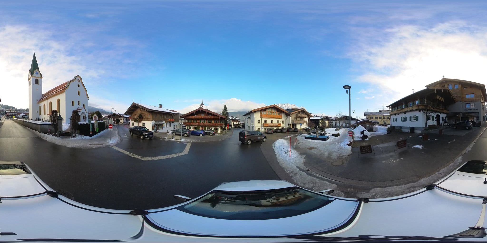 Street view near Pension und Ferienwohnungen Postbauer - Ellmau am Wilden Kaiser, Ellmau — © osmplus_org (CC BY-SA · Mapillary)