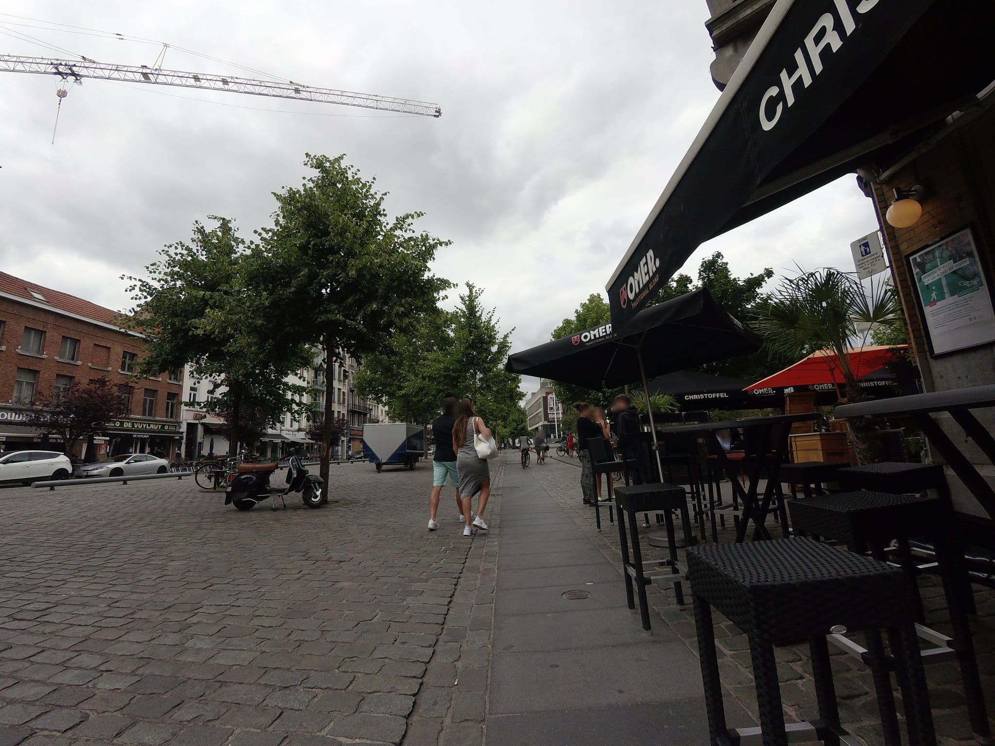 Street view near Sleep Inn Antwerp, Antwerp — © filipc (CC BY-SA · Mapillary)