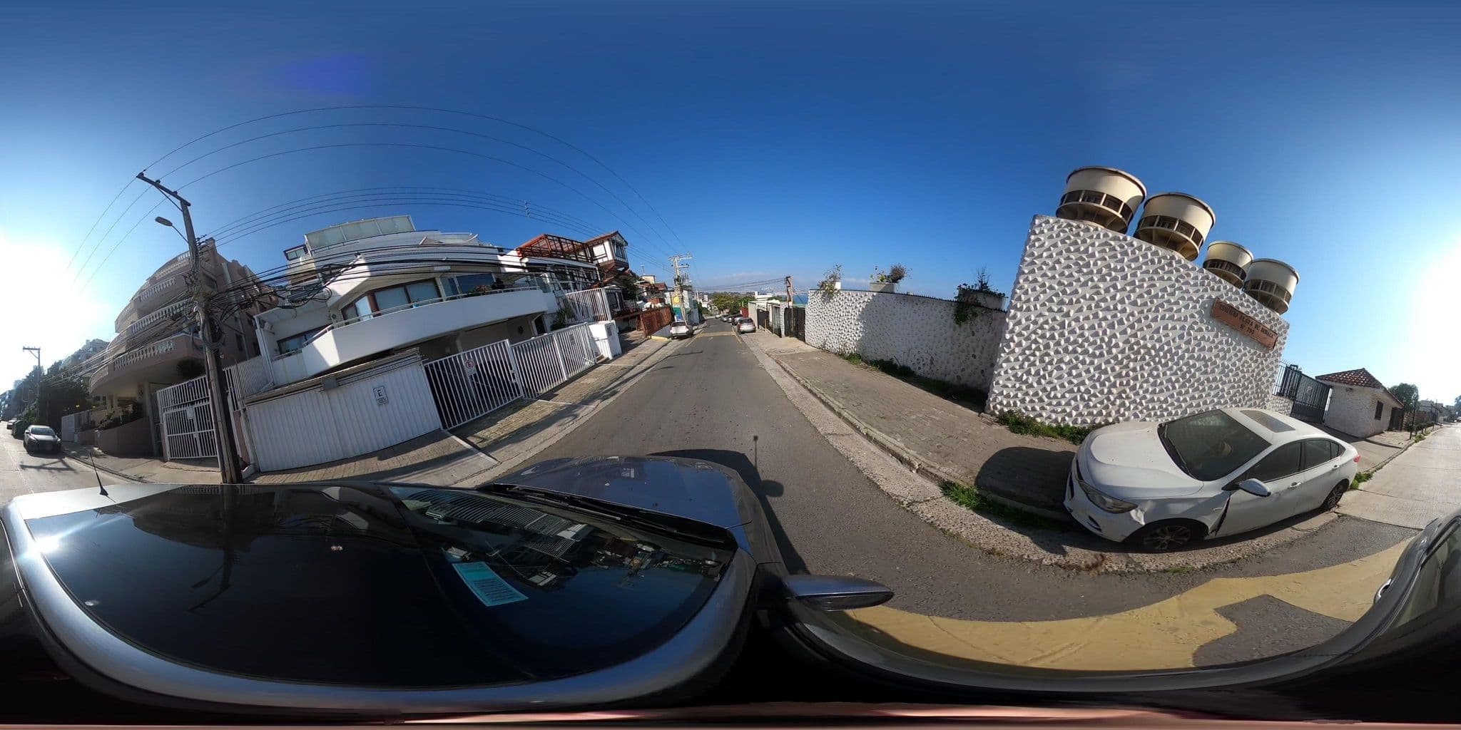 Street view near Posada BellaMare, Concón — © DNC (CC BY-SA · Mapillary)