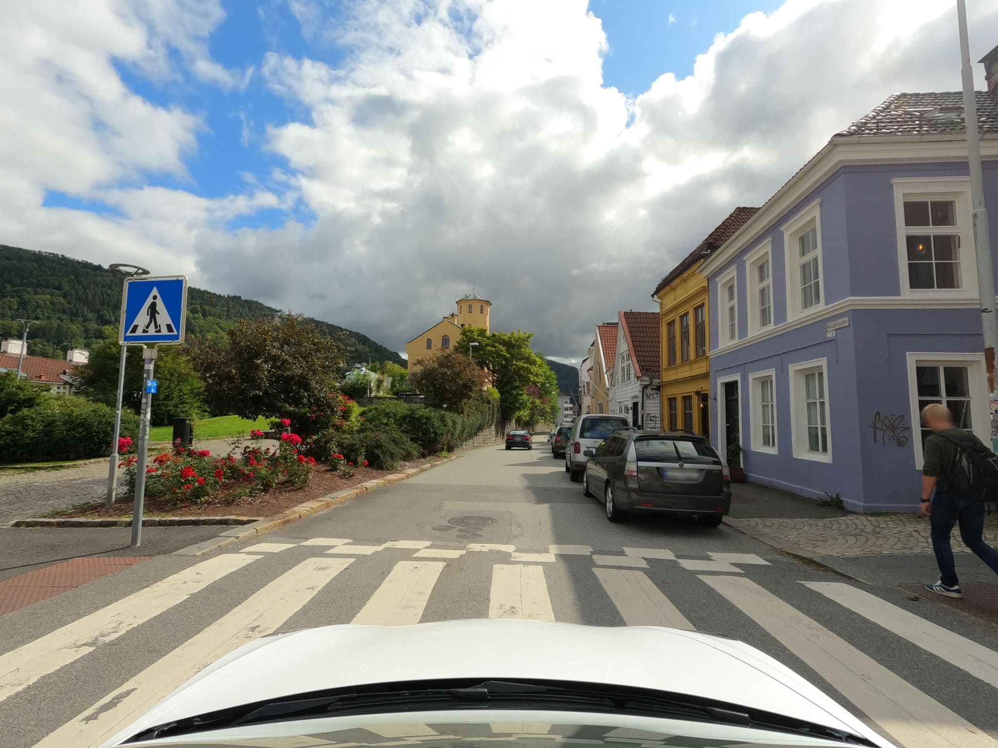 Street view near Klosteret 5 Guesthouse, Bergen — © catoandersen (CC BY-SA · Mapillary)