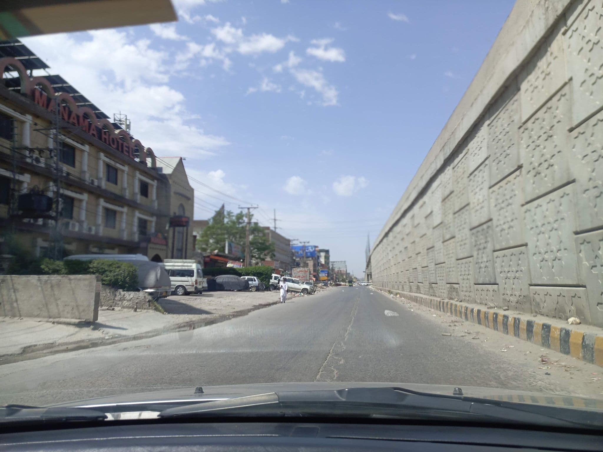 Street view near Hotel Eden Rock, Rawalpindi — © potato12 (CC BY-SA · Mapillary)