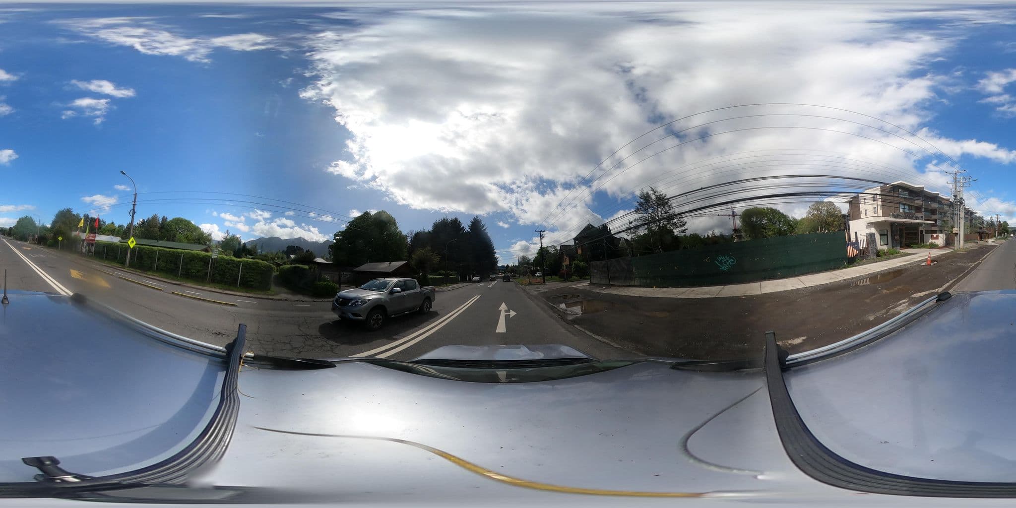 Street view near Hotel Malalhue, Pucón