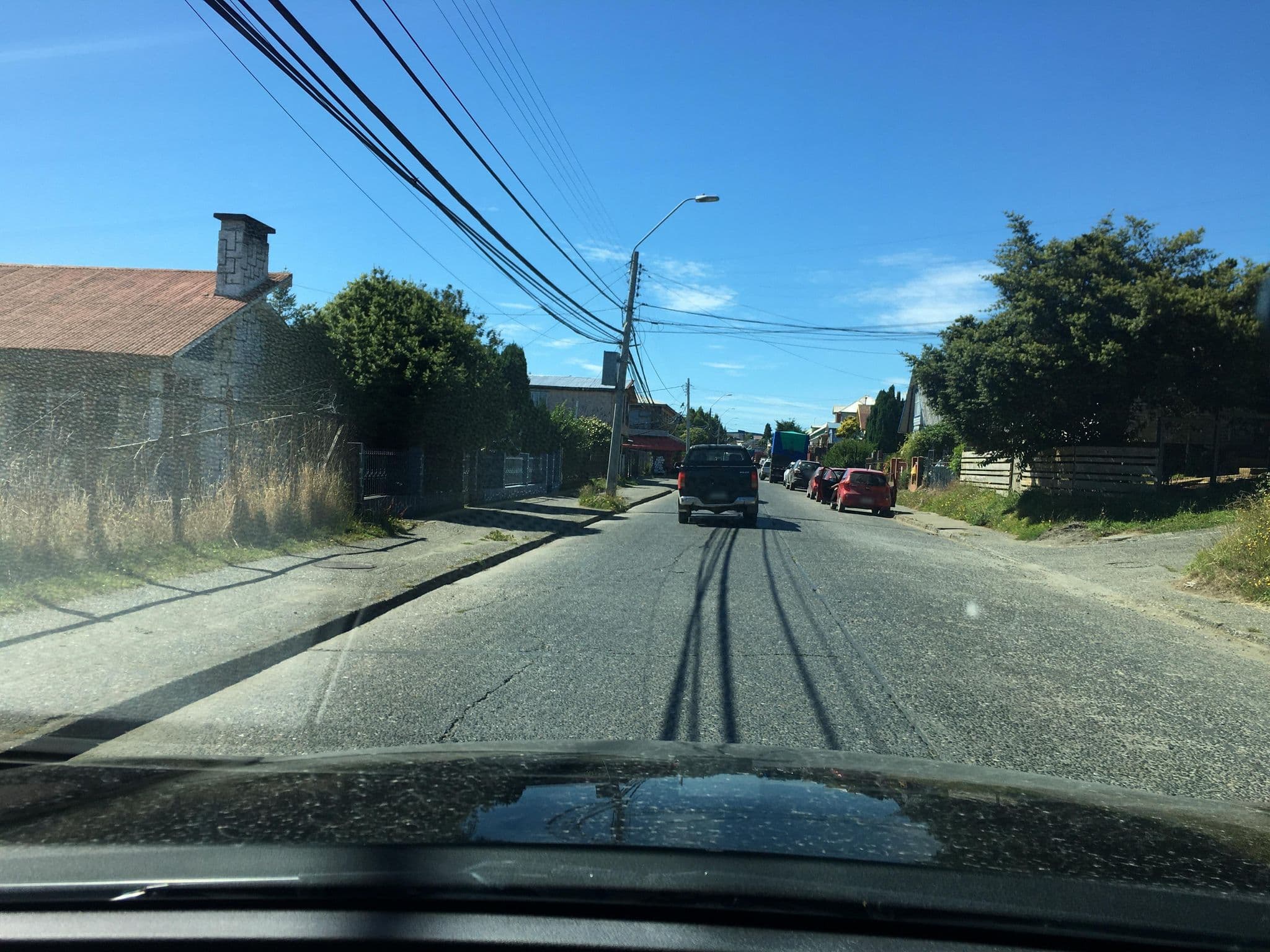 Street view near Hostal Vientos Del Sur, Ancud — © ariellopez (CC BY-SA · Mapillary)