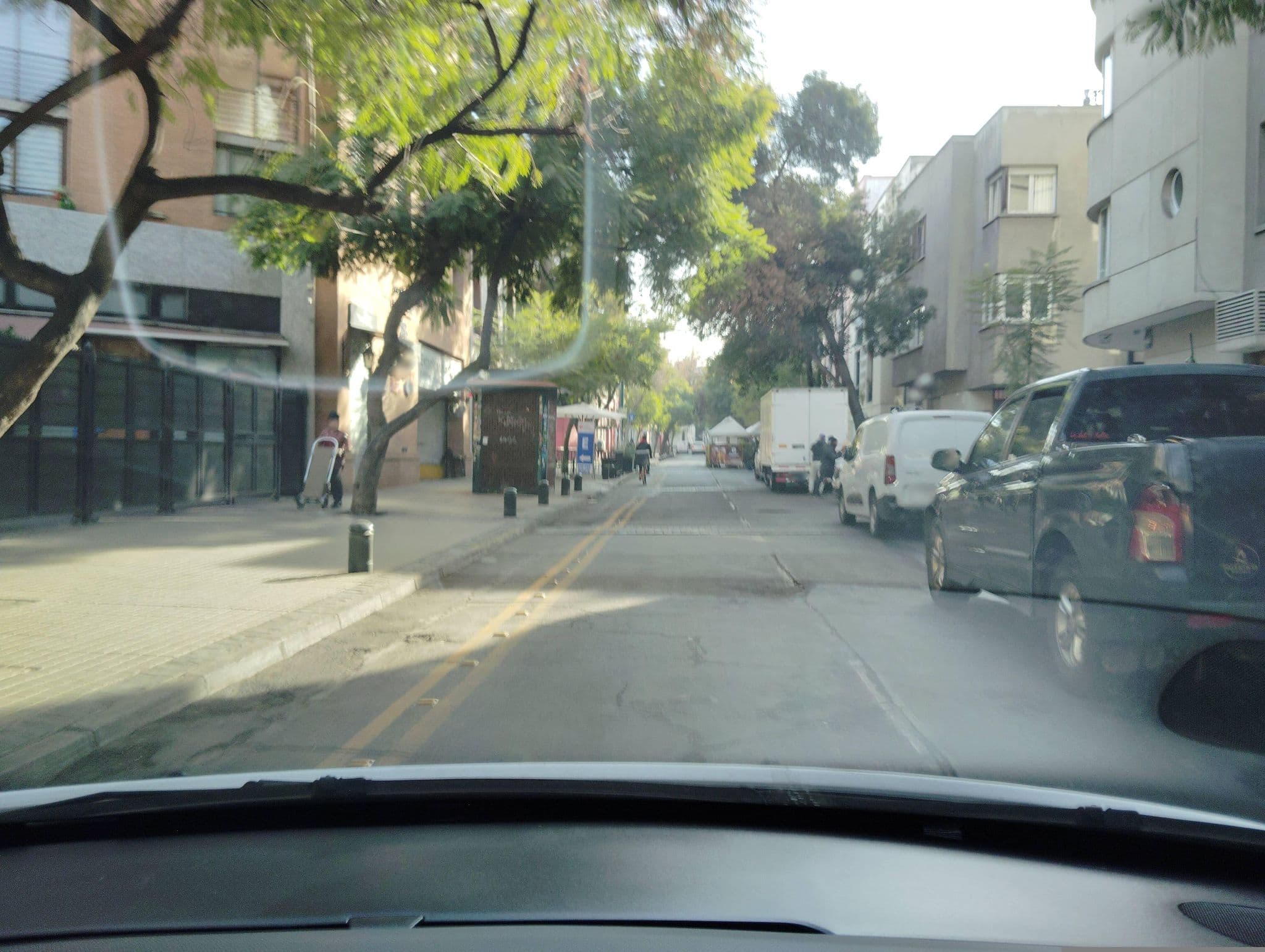 Street view near Tourist Apt., Santiago