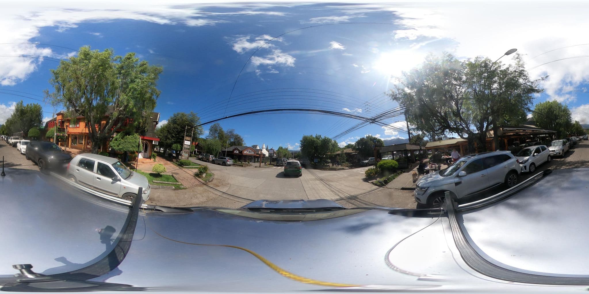 Street view near Hotel Patagonia, Pucón
