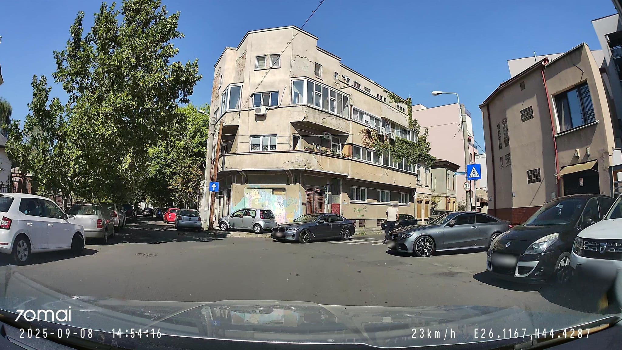 Street view near Bucharest Old Town Apartments, Bucharest — © Sorinax (CC BY-SA · Mapillary)