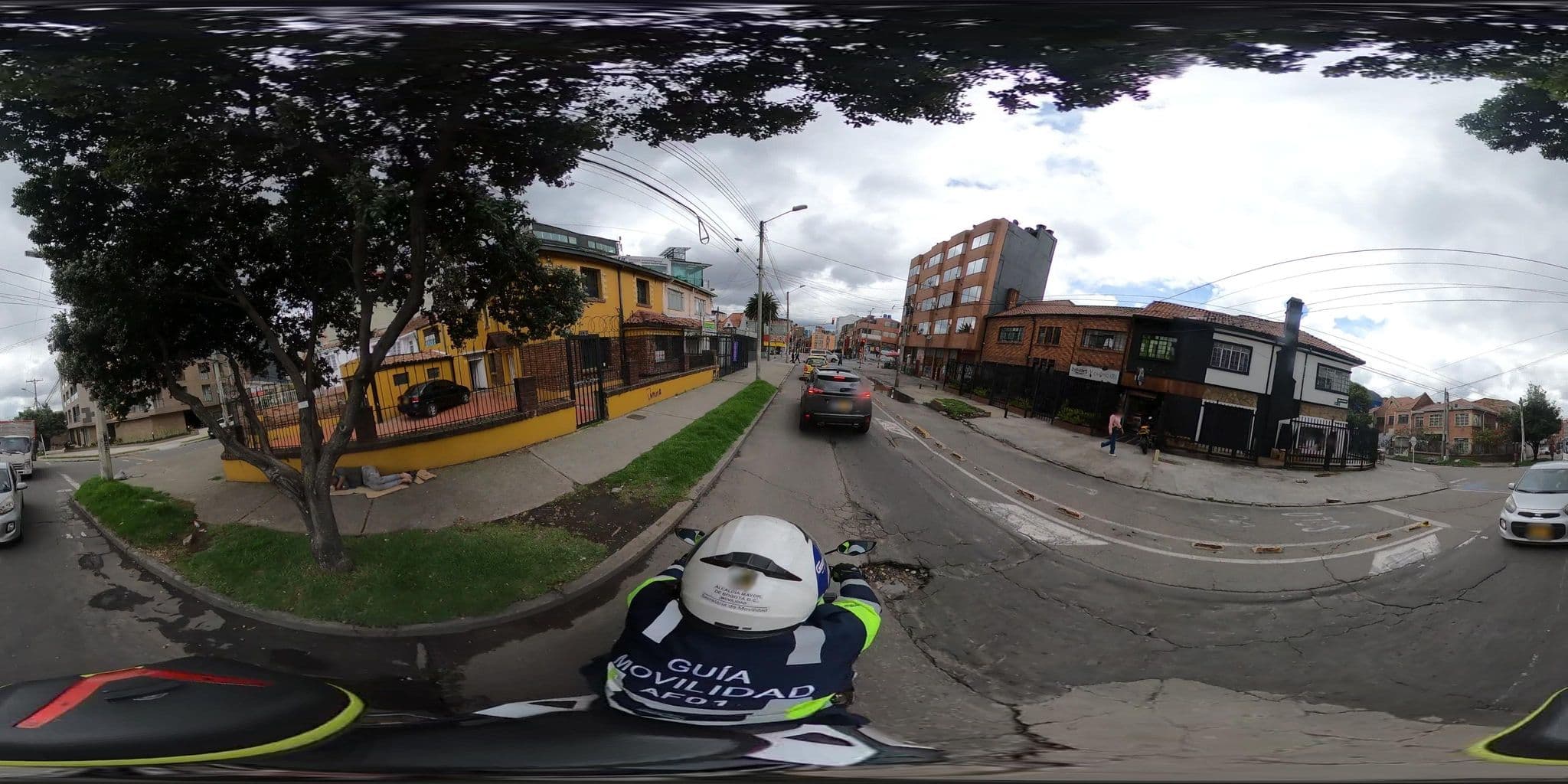 Street view near Rex House Hostel, Bogotá — © jramonSDM (CC BY-SA · Mapillary)