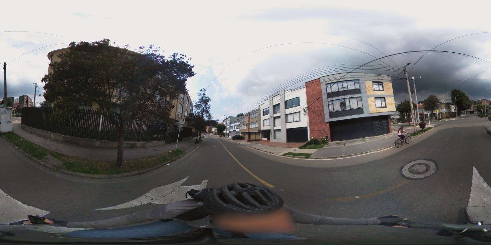 Street view near Hostal Café San Bernabe, Bogotá — © ejegg (CC BY-SA · Mapillary)