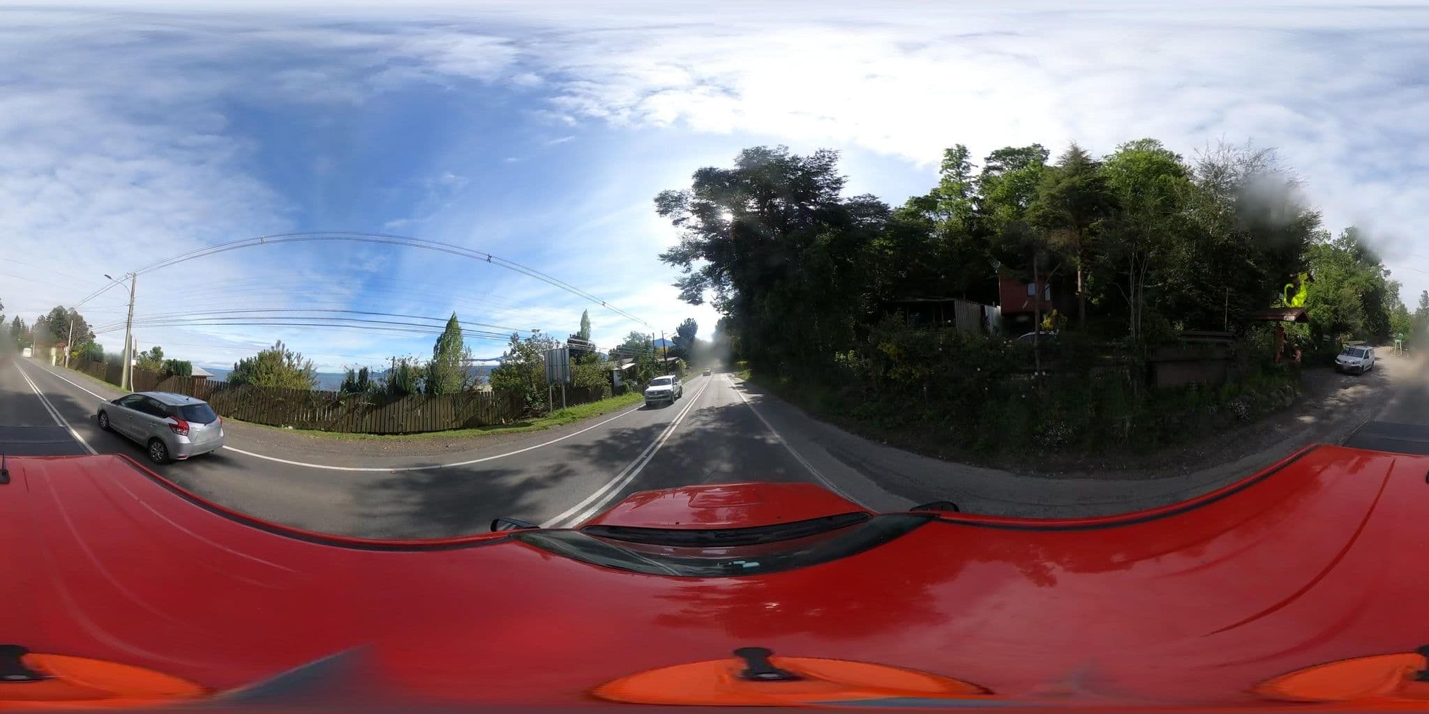 Street view near Boomerang Inn, Pucón