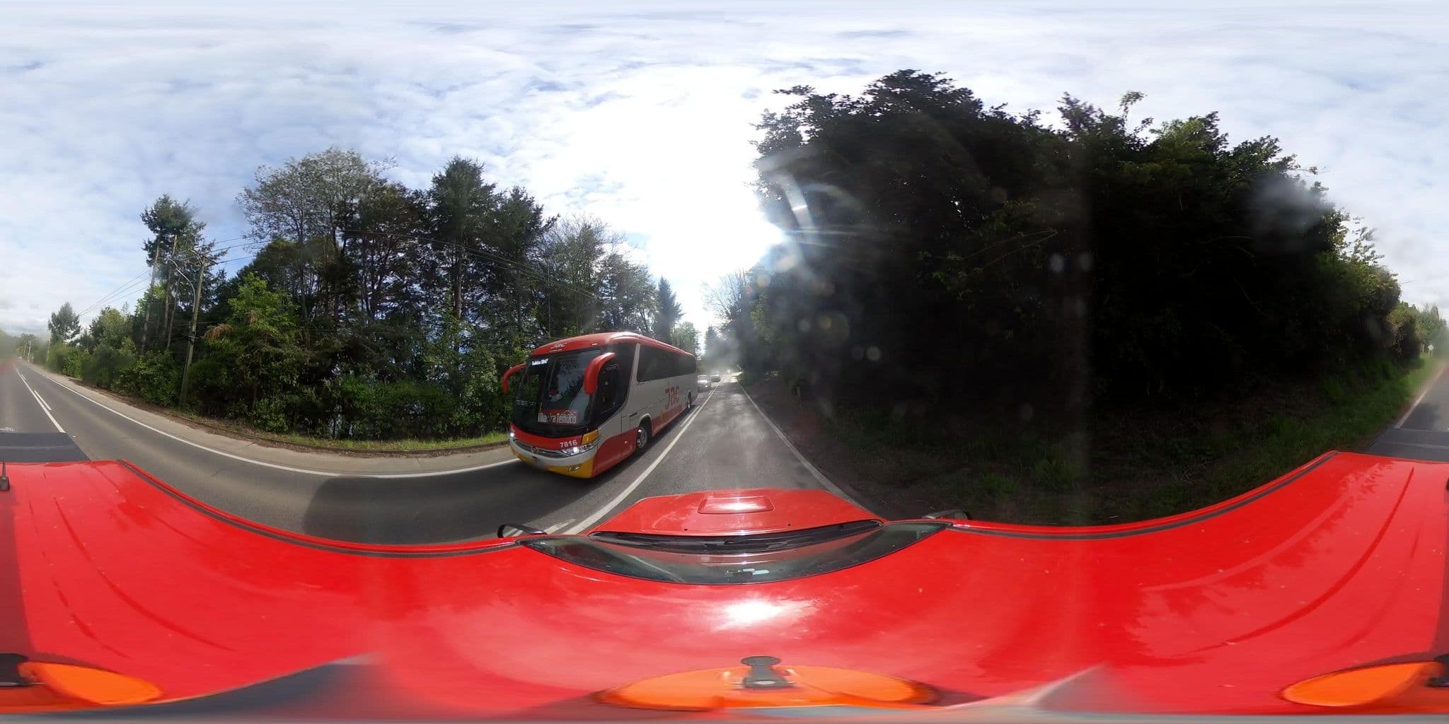 Street view near Aldea La Montaña, Pucón