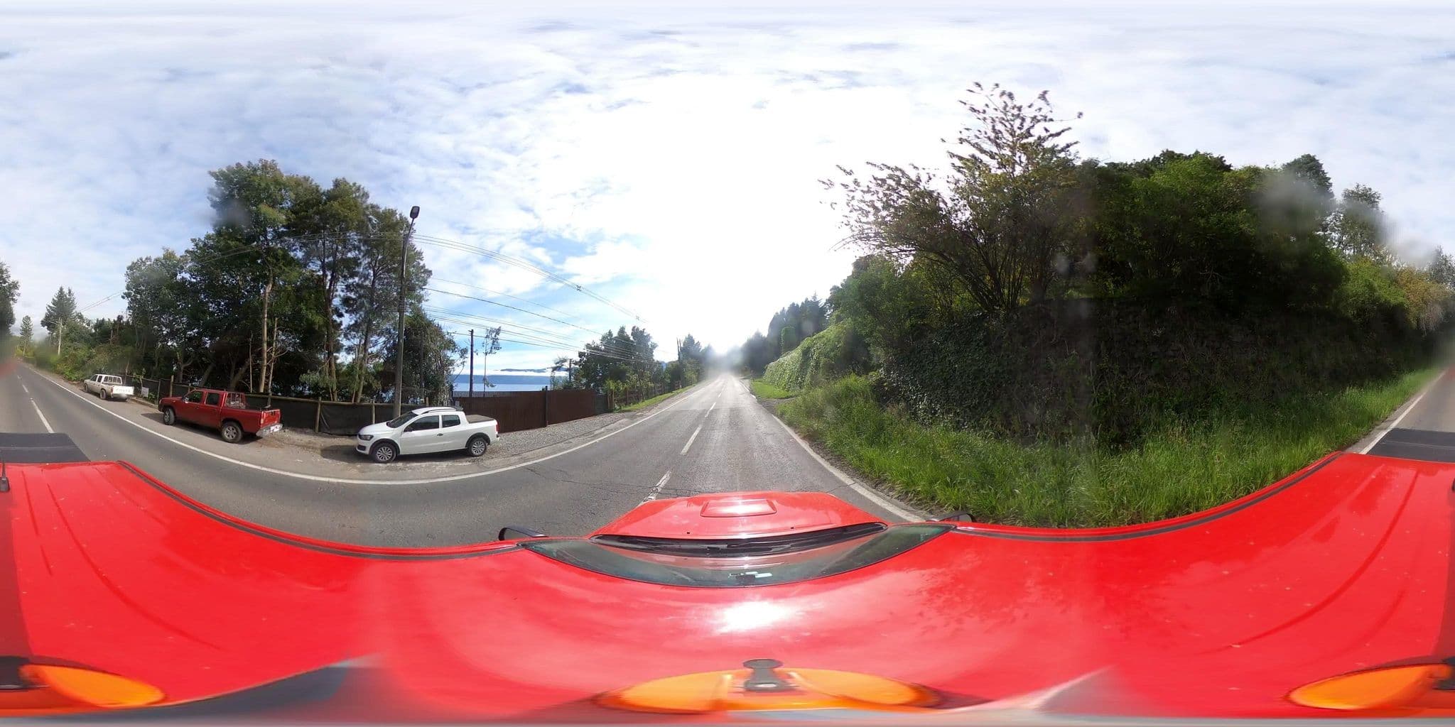 Street view near Casa Establo, Pucón