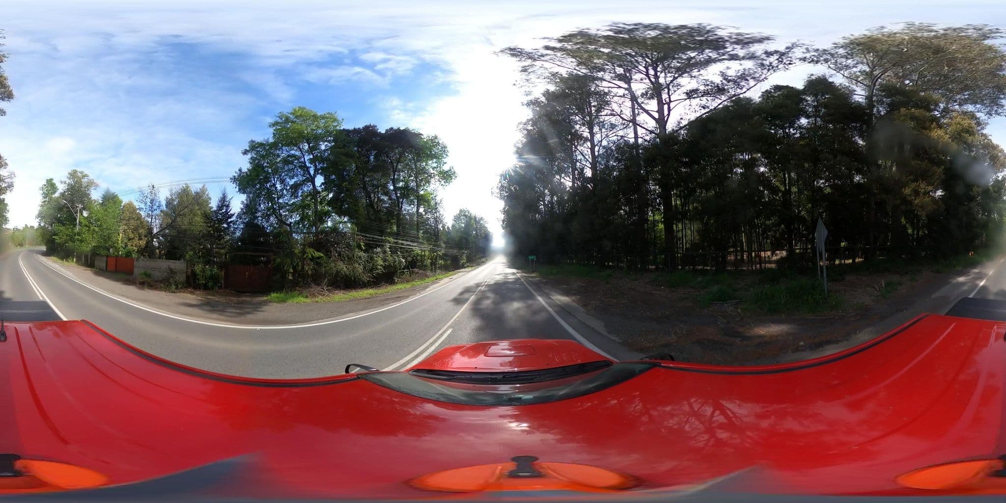 Street view near Cabañas El Cipres, Pucón