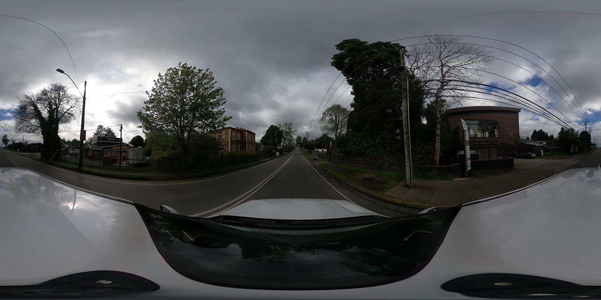Street view near Silverstre Cabañas, Puerto Varas