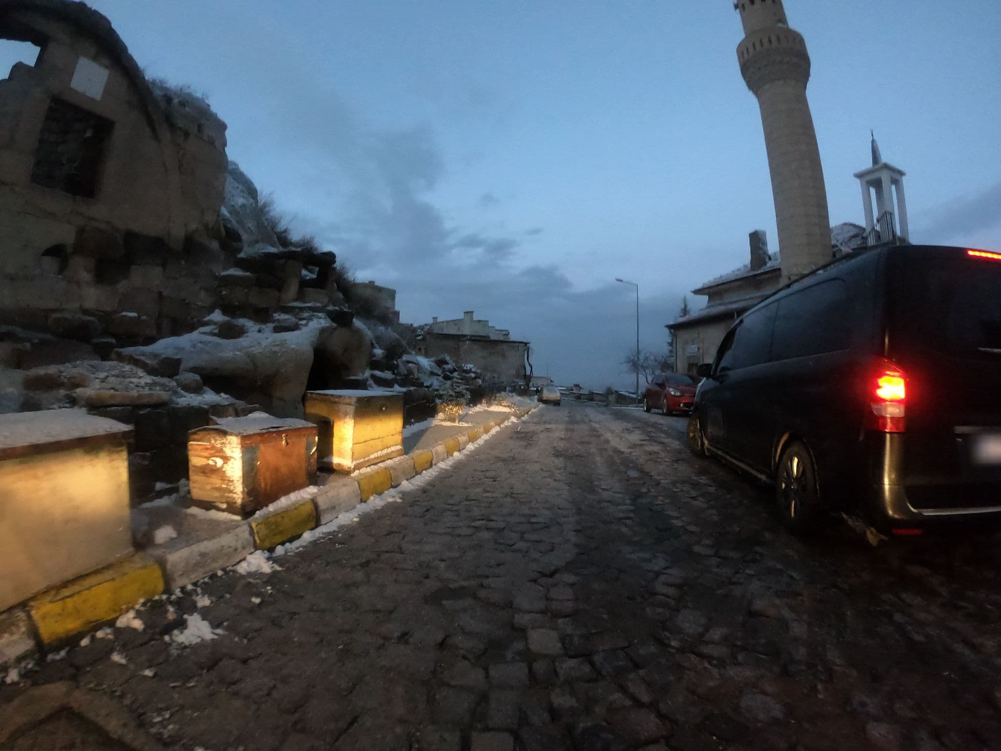 Street view near Mimi Cappadocia Luxury Cave Hotel, Göreme — © chrisbeddow (CC BY-SA · Mapillary)