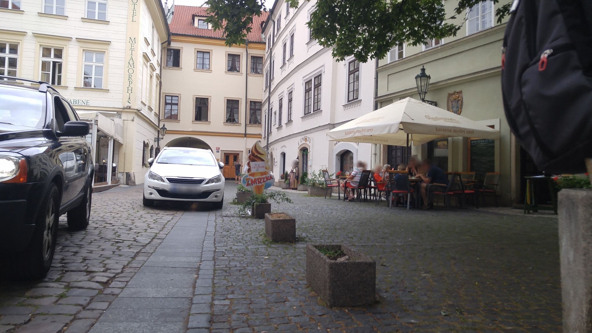 Street view near Women's Only Hostel, Prague — © pbb (CC BY-SA · Mapillary)