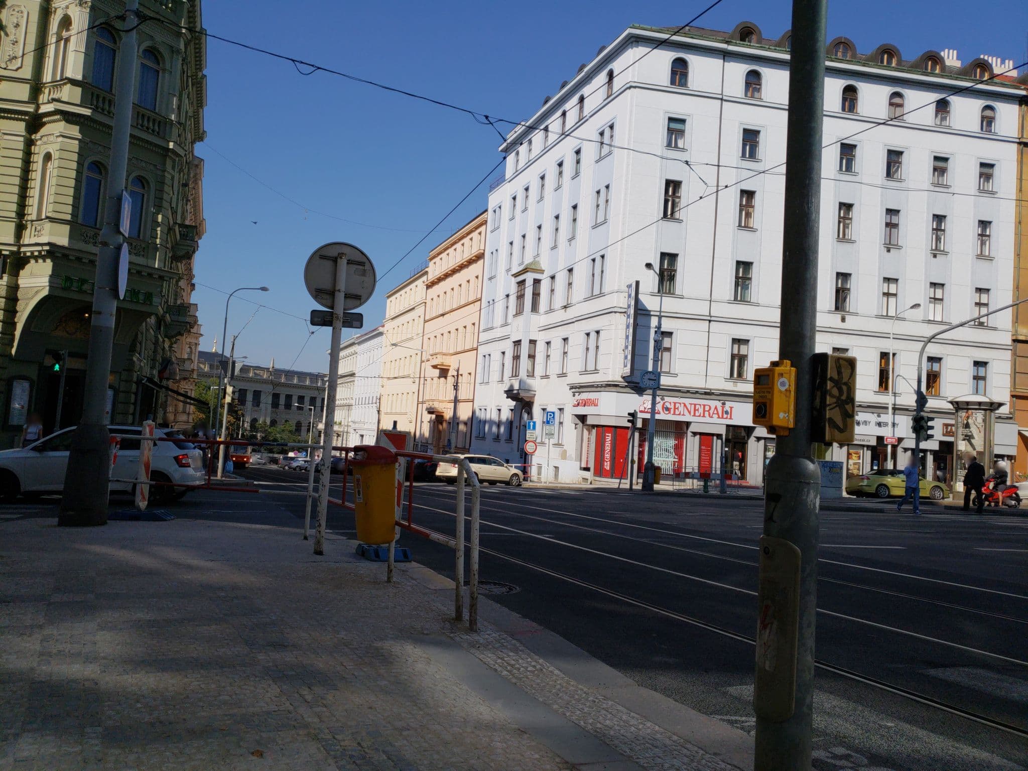 Street view near Like a Hostel Prague, Nové Město — © mapfool (CC BY-SA · Mapillary)