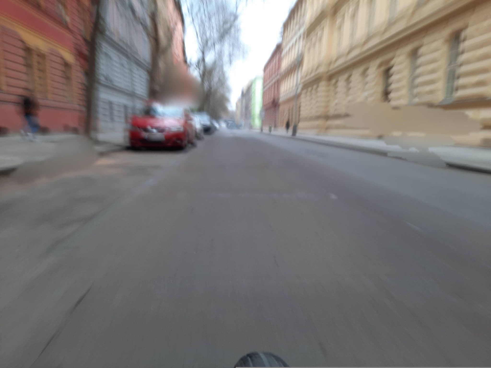 Street view near Hostel Jasmin, Karlín — © ondrejlopatka (CC BY-SA · Mapillary)