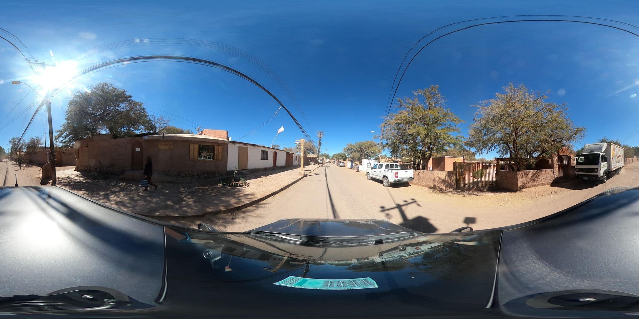 Street view near La Casa de Mireya, San Pedro de Atacama