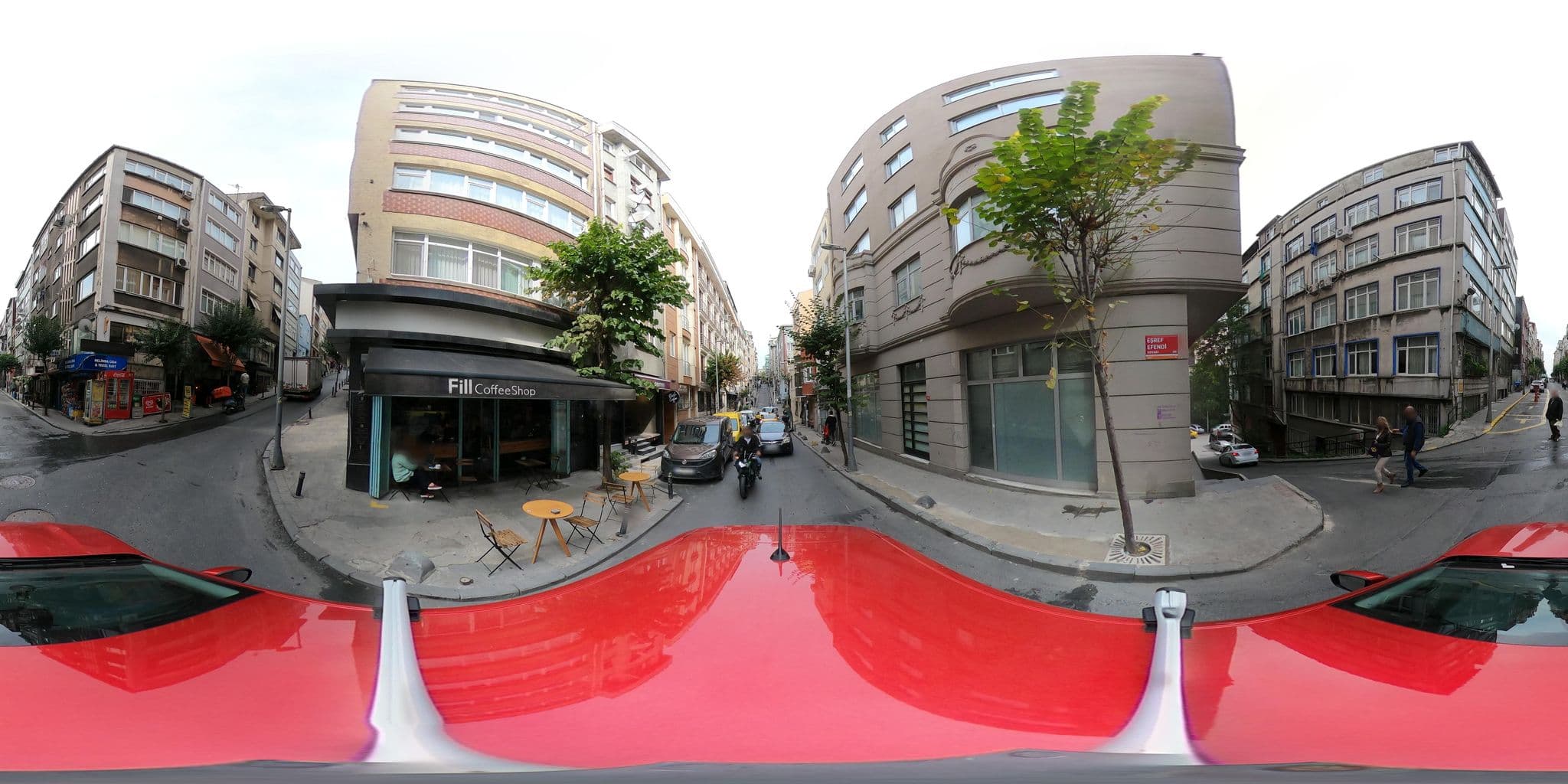 Street view near NOBLE Pangaltı Hotel, Şişli — © ademturkmen (CC BY-SA · Mapillary)