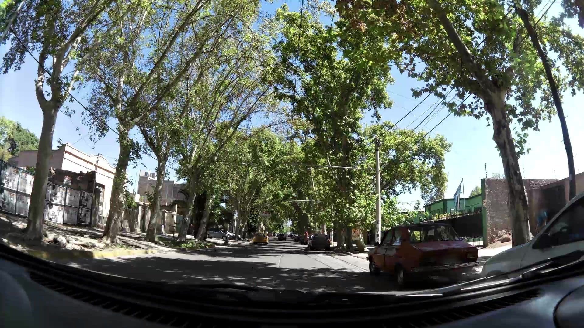 Street view near Hotel Providencia, Mendoza