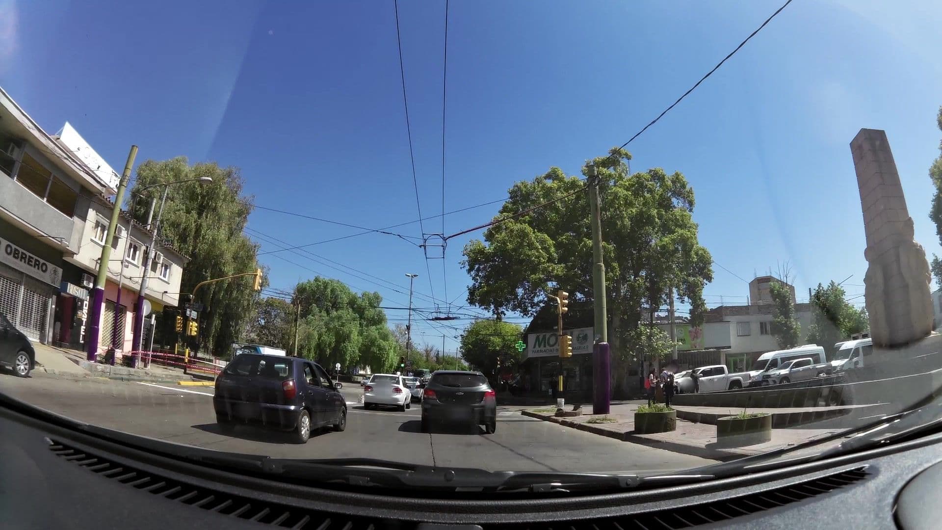 Street view near Hostel Carolina, Mendoza
