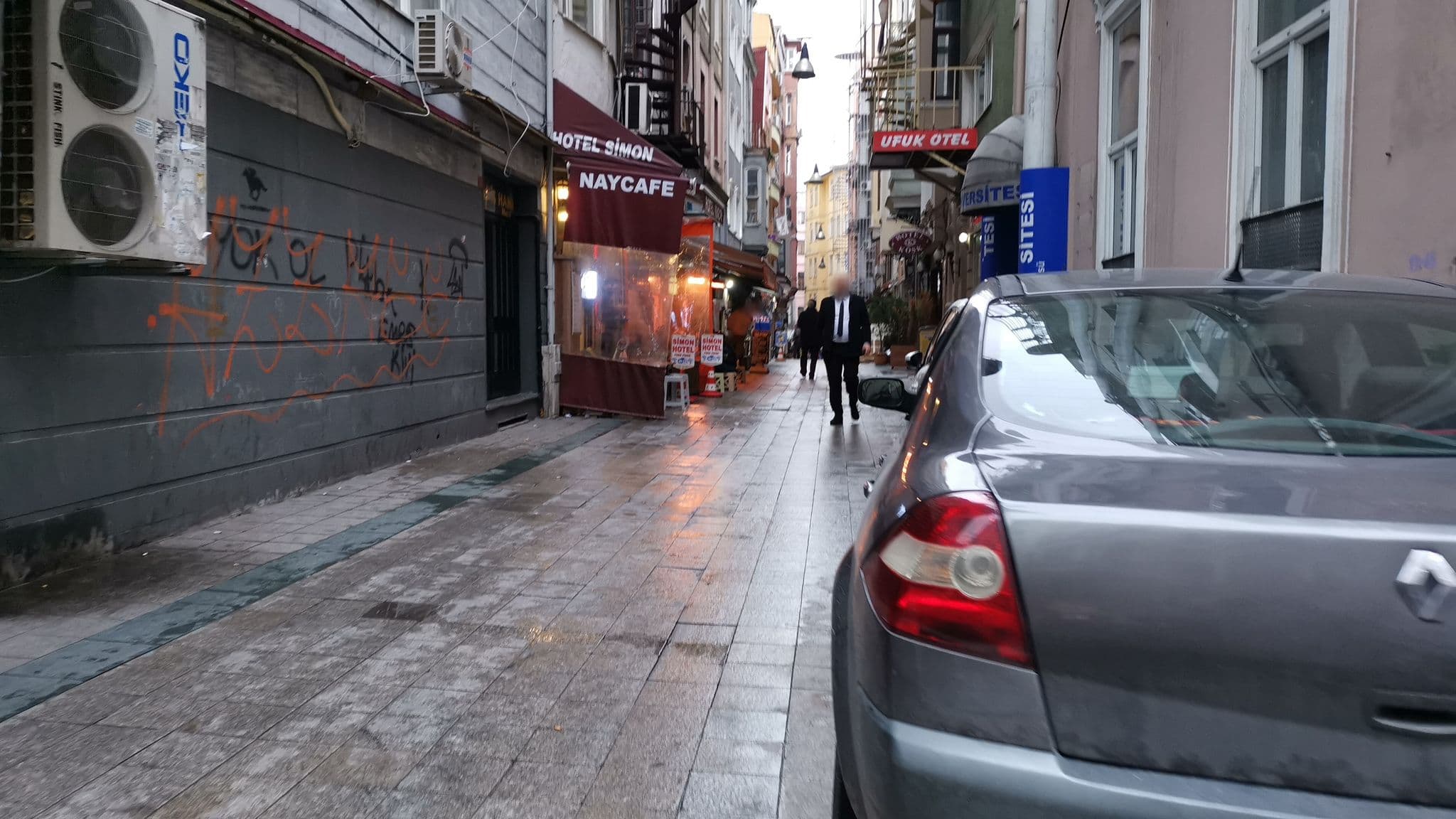 Street view near Gran Brn Hotel Taksim, Eminönü — © asturksever (CC BY-SA · Mapillary)