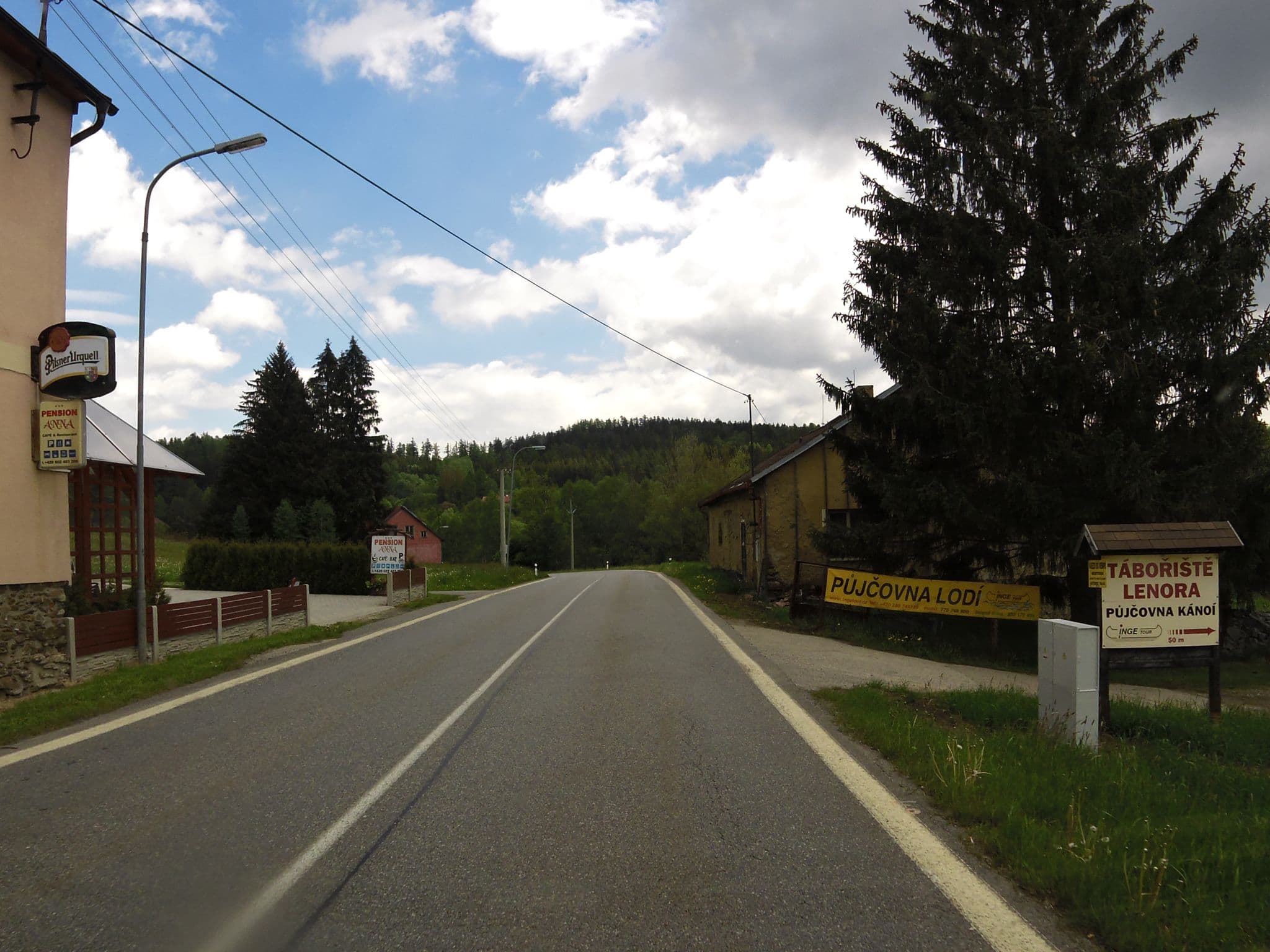 Street view near Pension Motel Anna, Volary — © czmrtn (CC BY-SA · Mapillary)