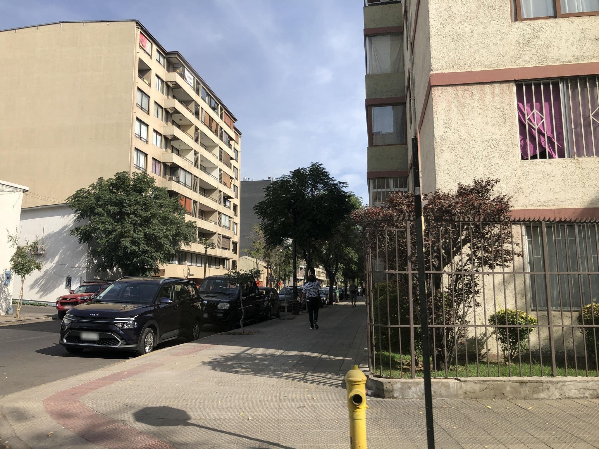Street view near Motel Echaurren 316, Santiago