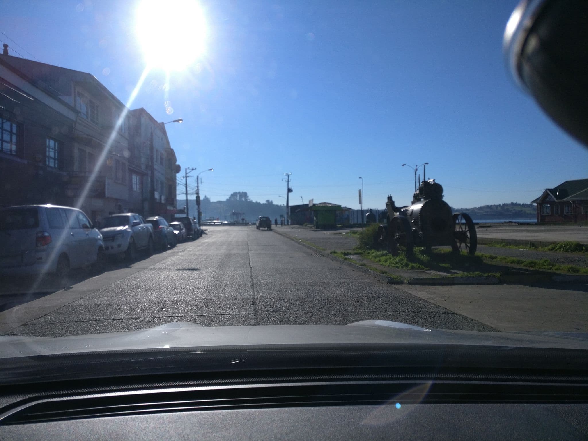 Street view near Hospedaje Vista al mar, Castro — © felipeeugenio (CC BY-SA · Mapillary)