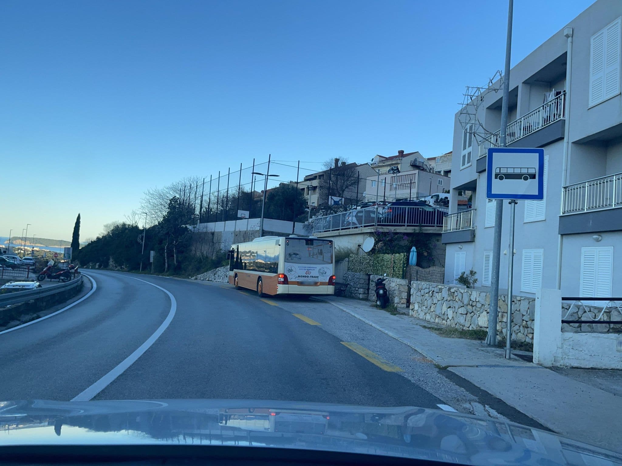 Street view near Rooms Monika, Mokošica — © filipb (CC BY-SA · Mapillary)