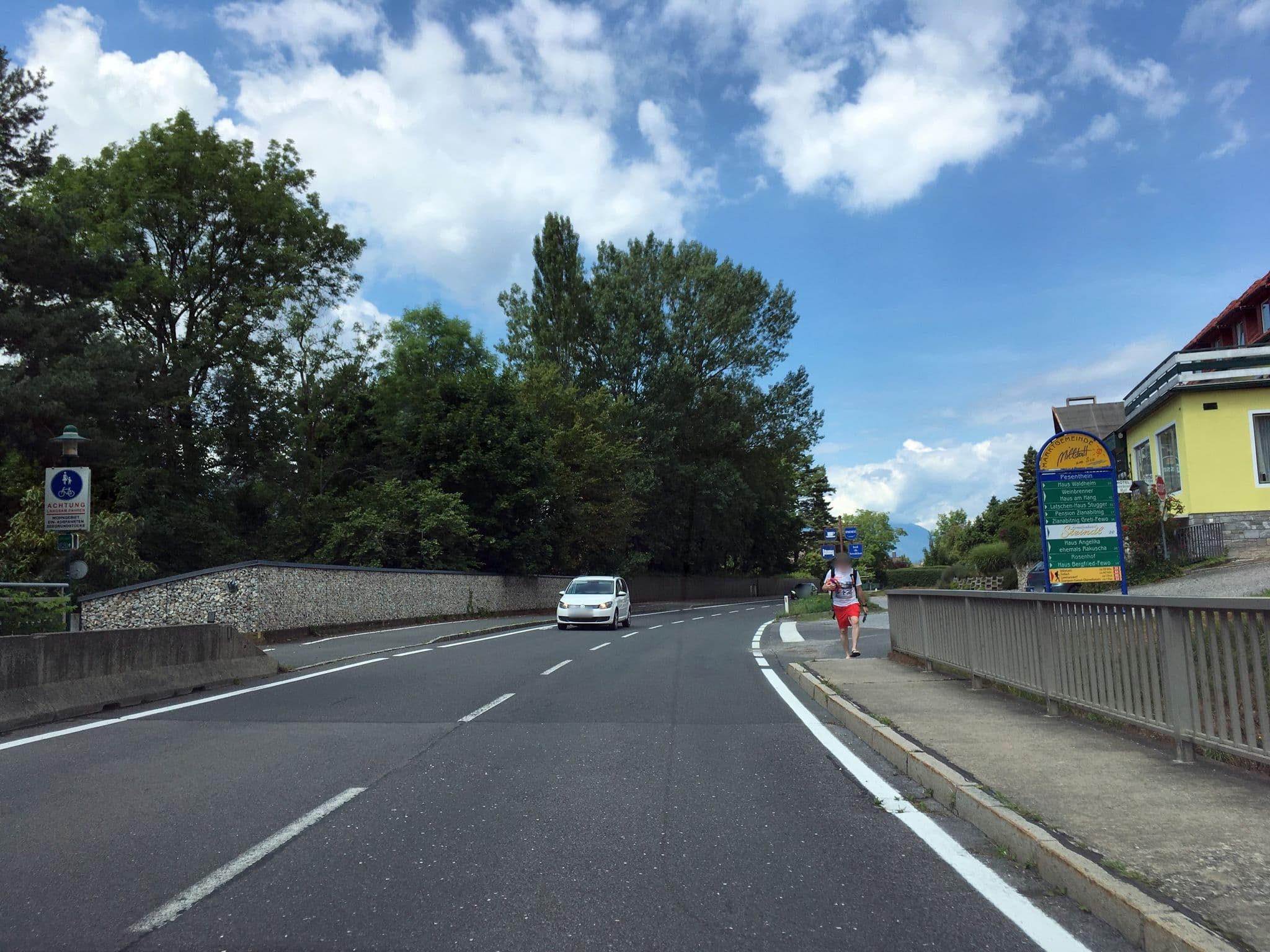 Street view near Pesentheiner Hof, Döbriach — © istefanos (CC BY-SA · Mapillary)
