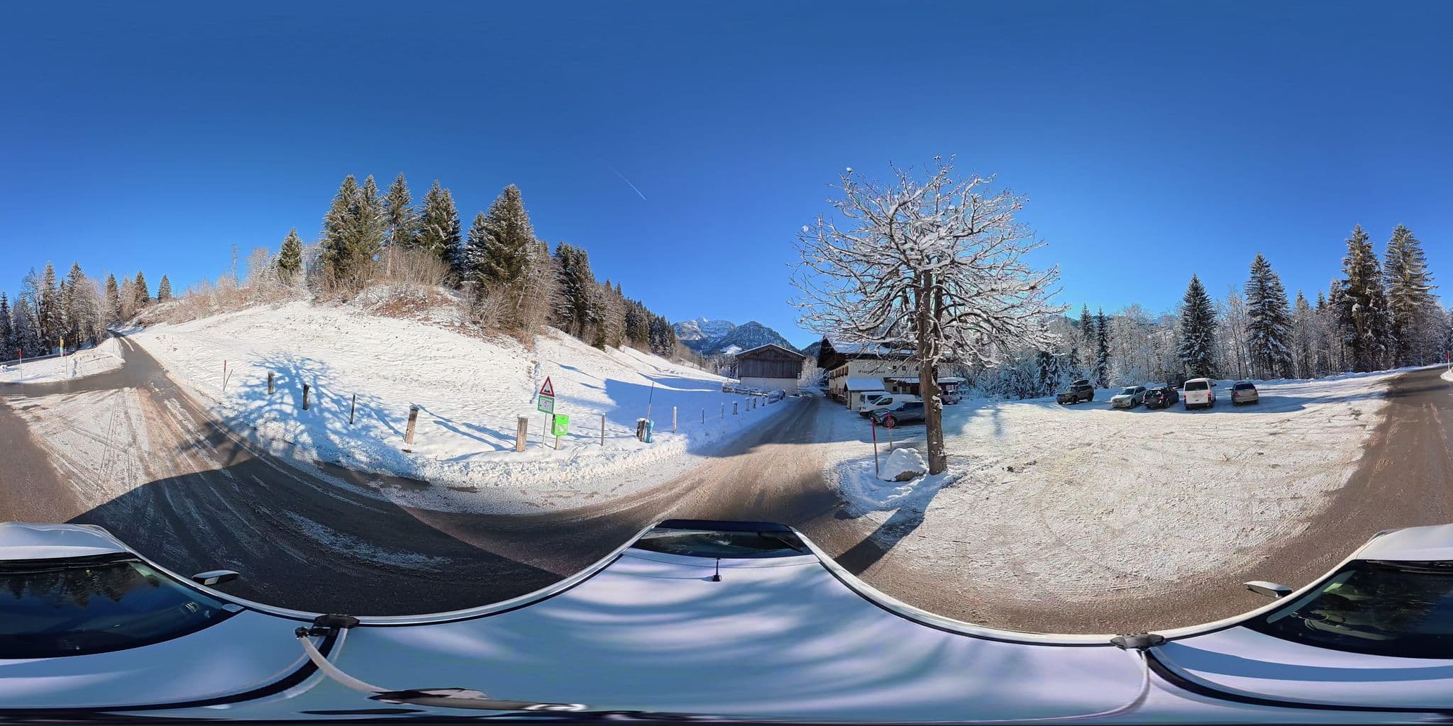Street view near Gasthof Eiserne Hand, Hochfilzen — © osmplus_org (CC BY-SA · Mapillary)