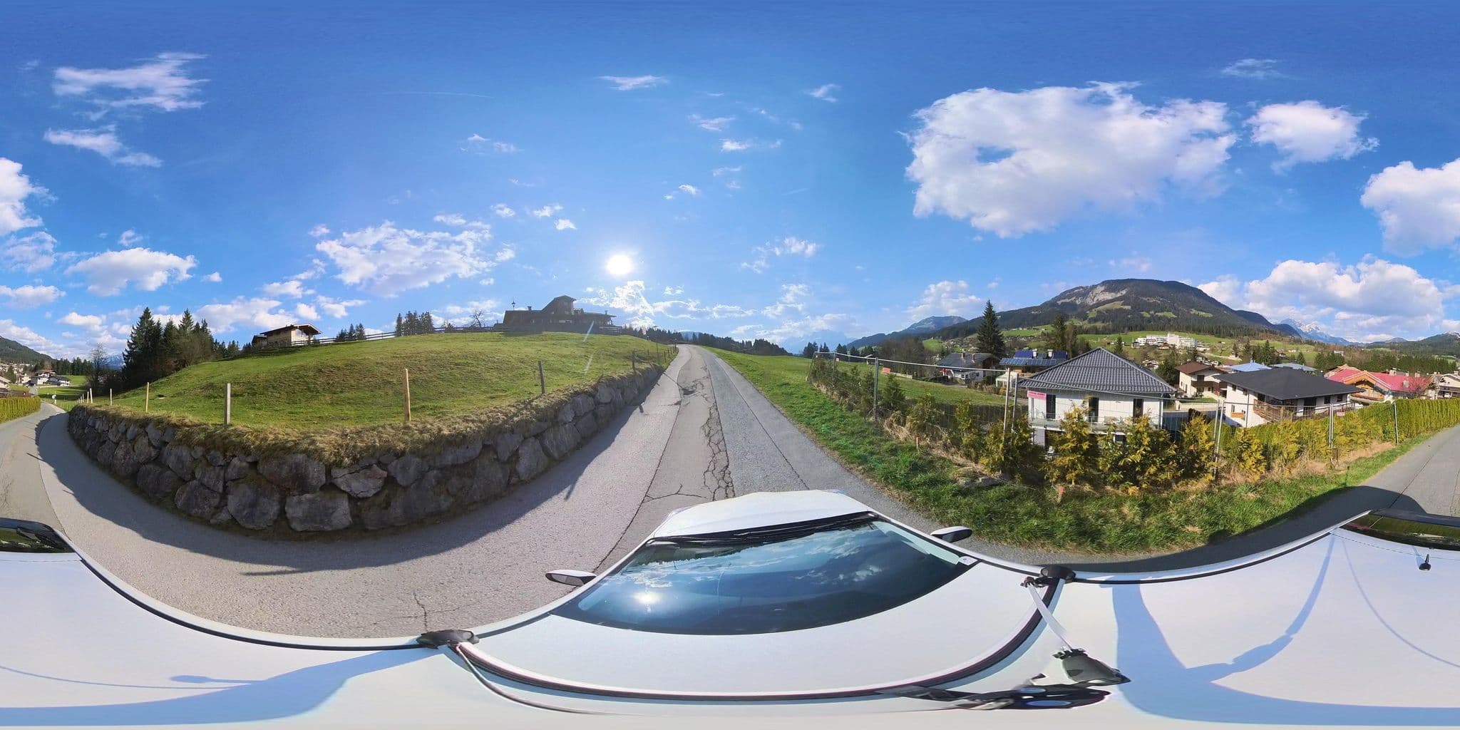 Street view near Mountain Chalet, Fieberbrunn — © osmplus_org (CC BY-SA · Mapillary)