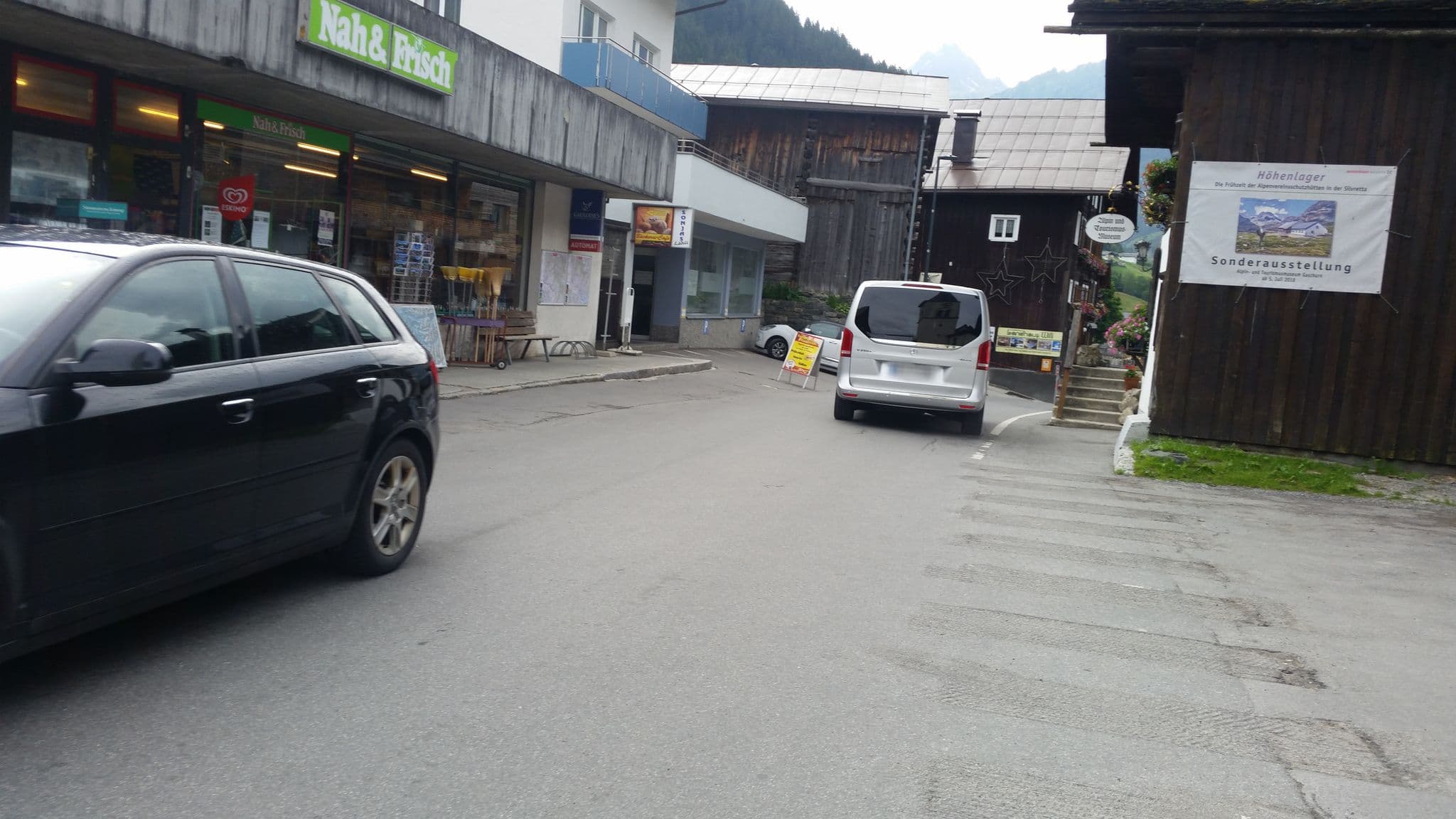 Street view near Pension Gstrein, Gaschurn — © consens_verkehrsplanung (CC BY-SA · Mapillary)