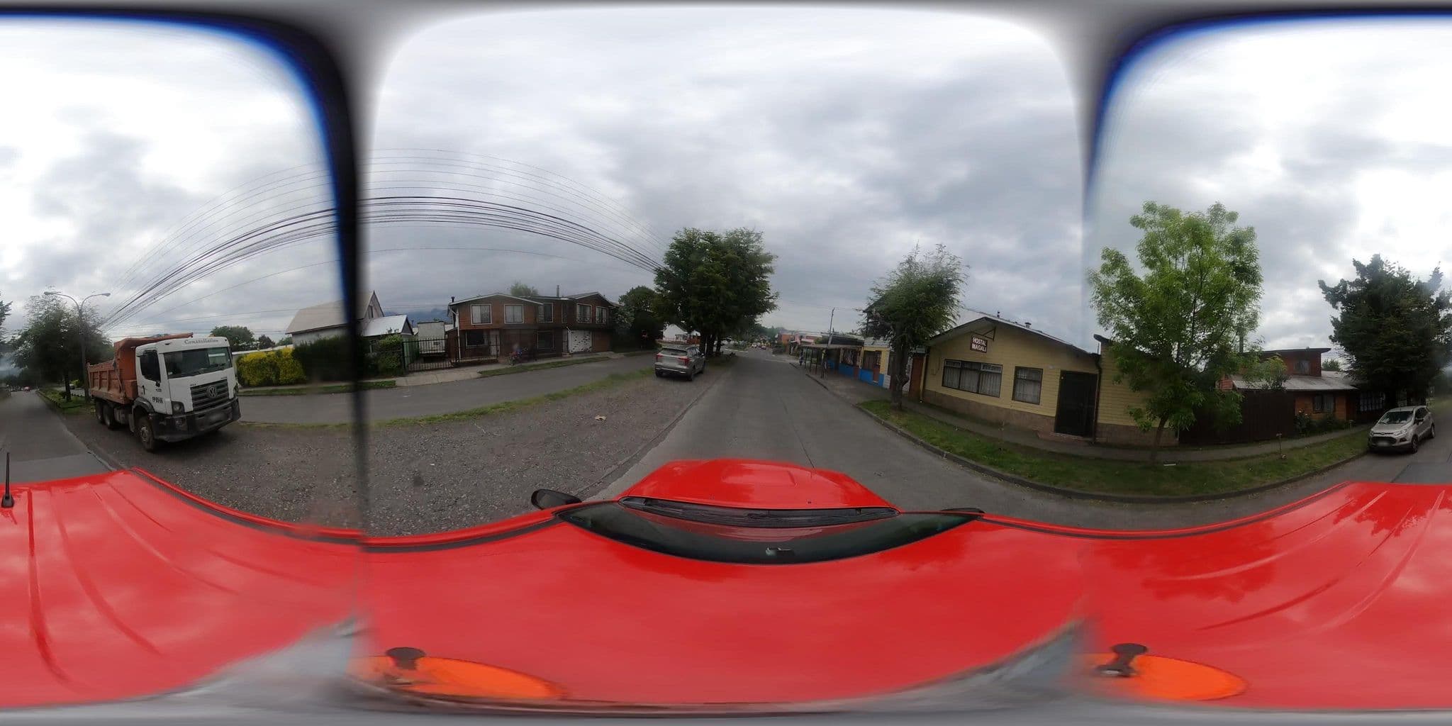 Street view near Hostal Gladys, Pucón