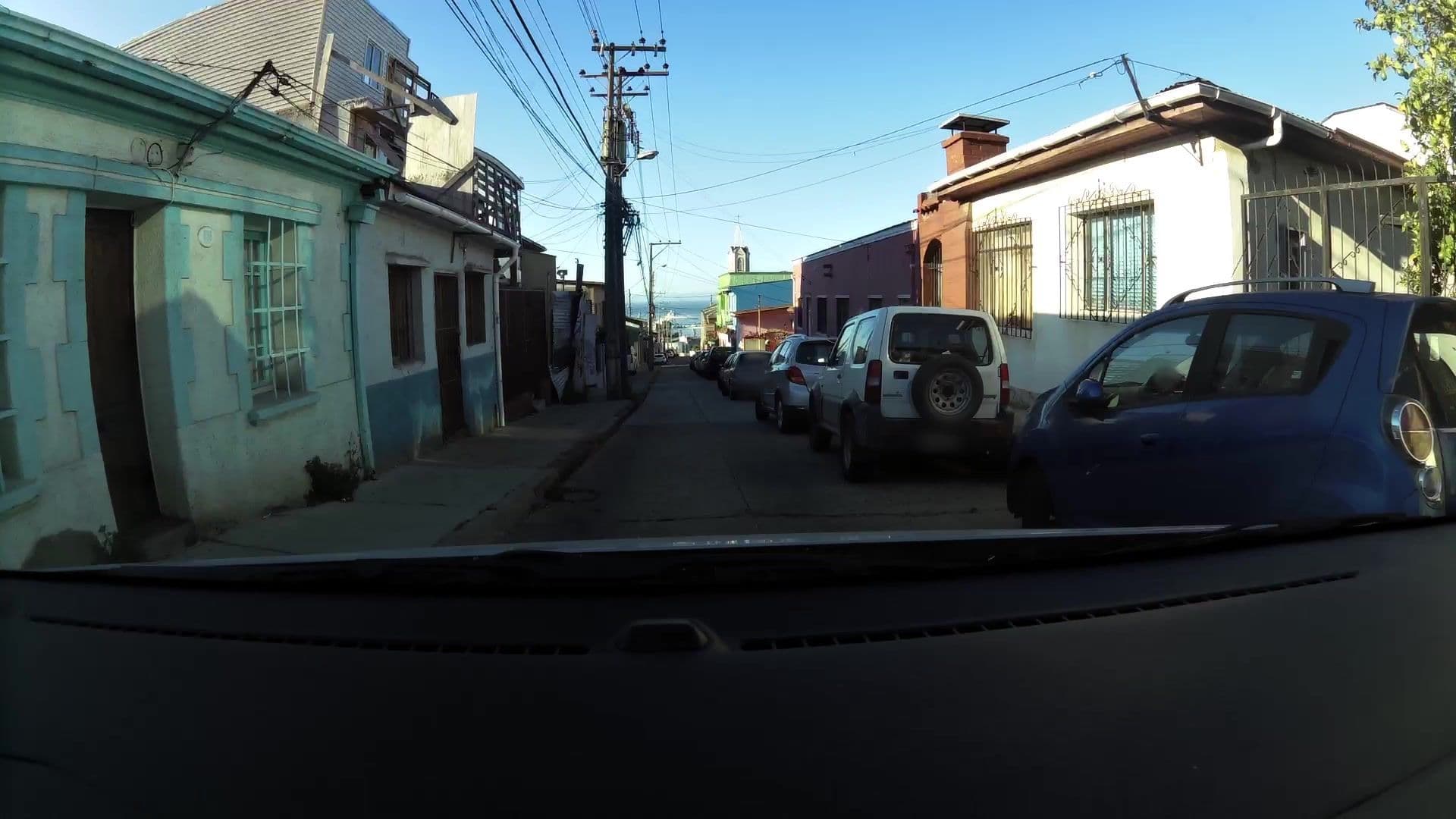 Street view near Casa Ferrari 406 Hostal Restaurant, Valparaíso